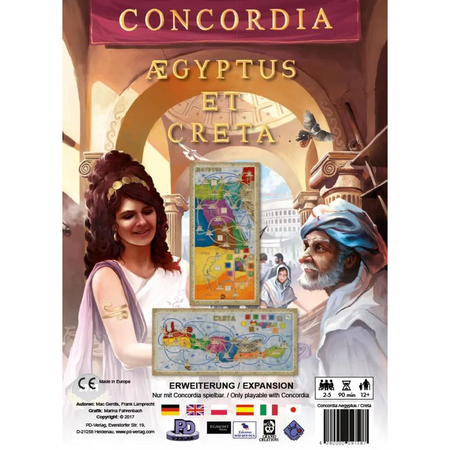 PD-Verlag Spiel Concordia Aegyptus / Creta