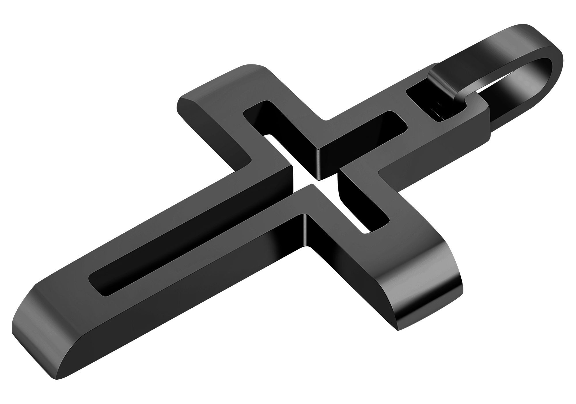 Kettenanhänger Anhänger – Kreuz Kreuzanhänger aus Edelstahl