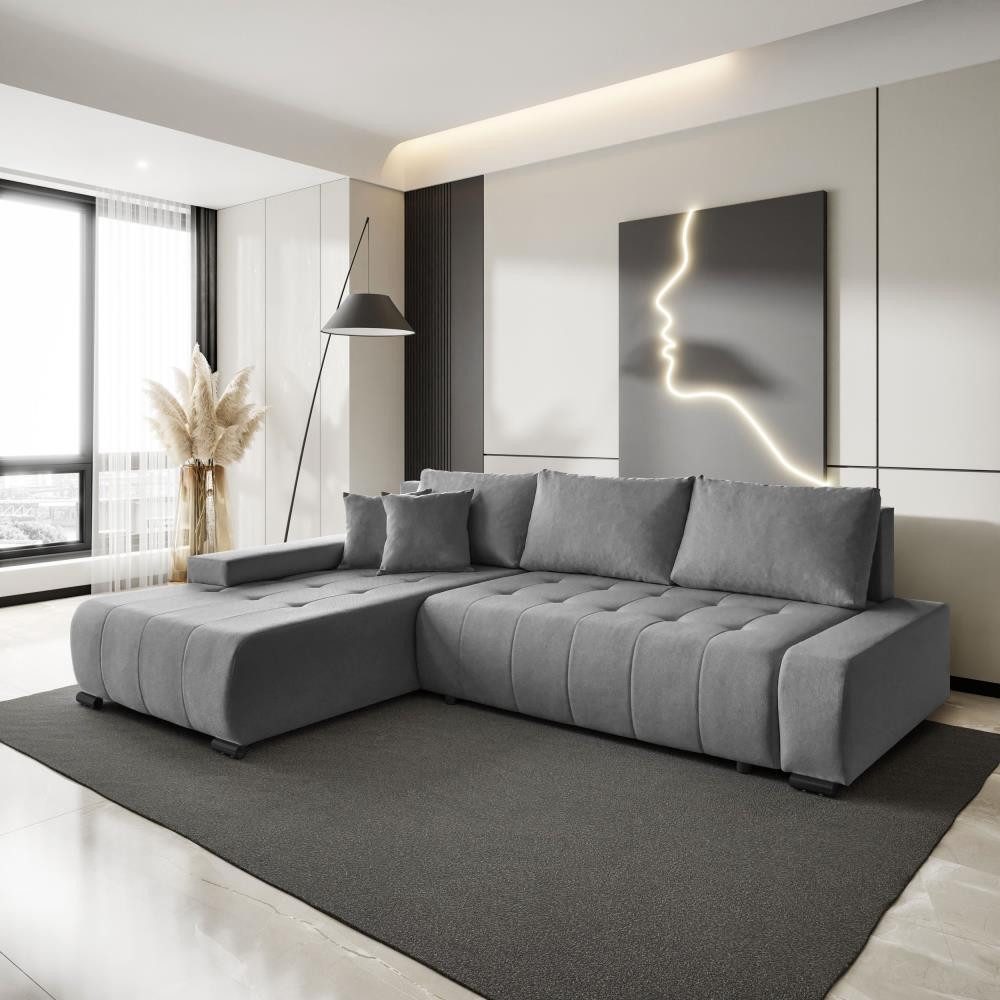 Beautysofa Ecksofa DRACO mit Schlaffunktion und günstig online kaufen