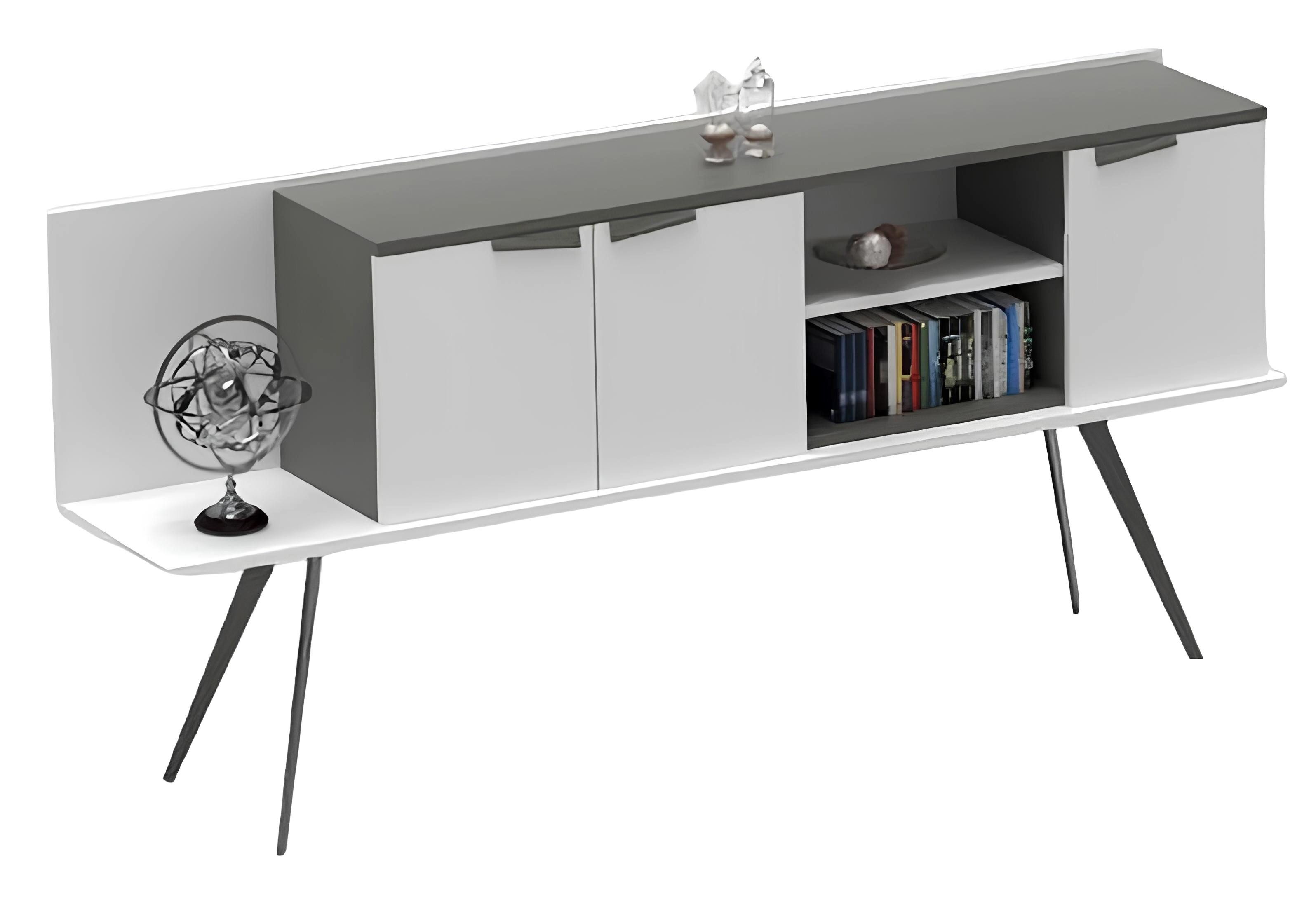 Xlmoebel Sideboard Praktischer Aktenschrank mit Ablageflächen in zeitlosem Design (1 St., Sideboard), Hergestellt in Europa