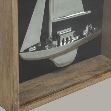 Rivièra Maison Wanddekoobjekt Bild Boot im Rahmen Sail Away