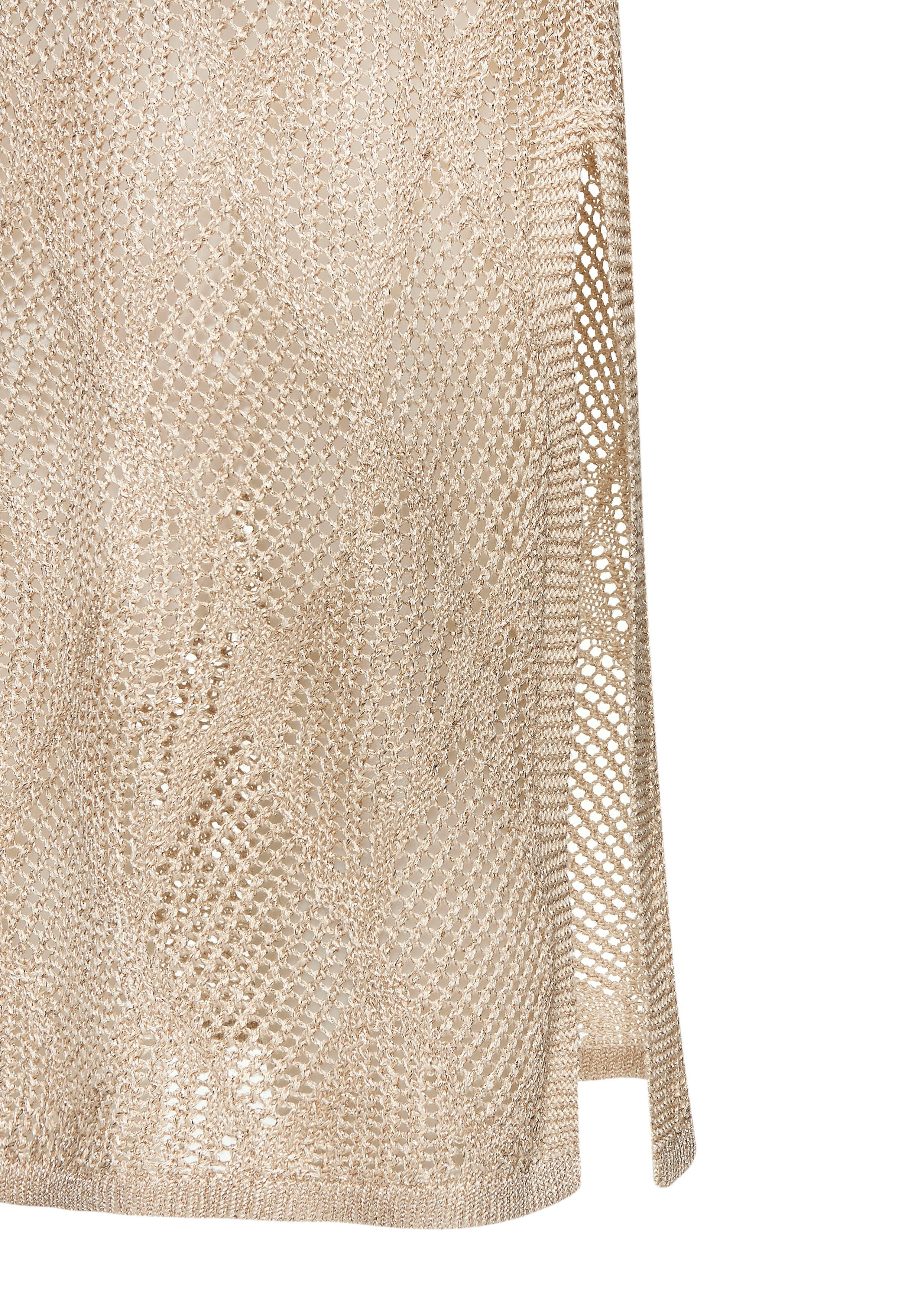 LASCANA Strickkleid mit Ajourmuster und Seitenschlitz transparentes Strandkleid, Maxikleid, Beach Cover-up, Festival – Bild 5 von 5