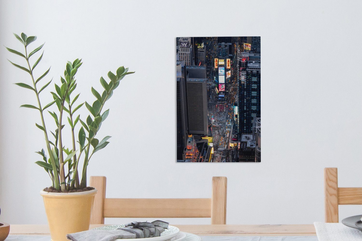 OneMillionCanvasses® Leinwandbild Times Fotodruck, 20x30 Square cm (1 inkl. Zackenaufhänger, bespannt Gemälde, Leinwandbild St), fertig