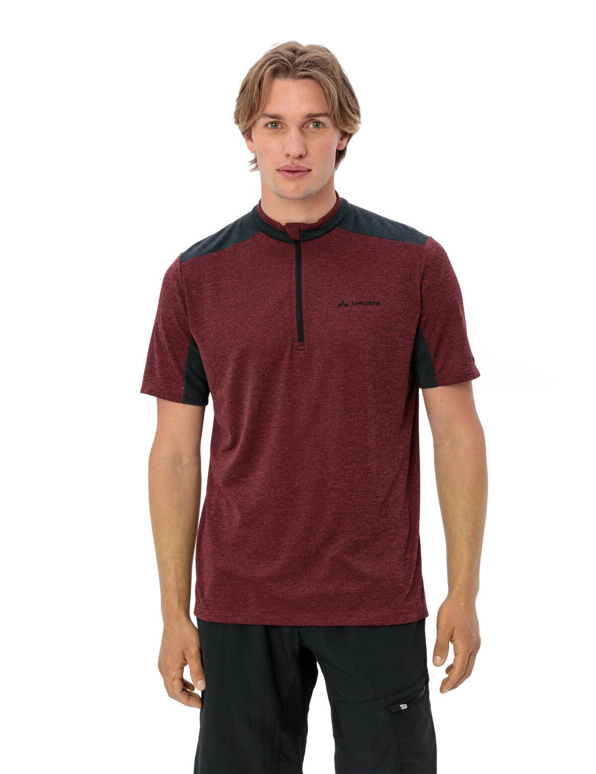 VAUDE T-Shirt T-Shirt Men's Tamaro HZ Shirt IV (1-tlg) atmungsaktives und schnelltrocknendes Radshirt