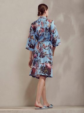 Essenza Kimono Sarai Isabella, Kurzform, Baumwolle, Kimono-Kragen, Gürtel, mit wunderschönem Blumenprint