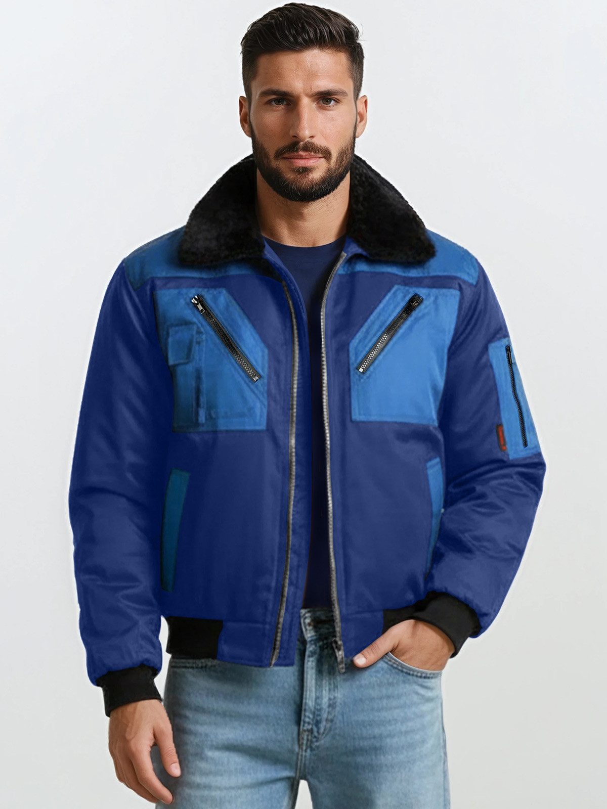 urbandreamz workwear Pilotenjacke 4-in-1 Arbeitsjacke Übergangsjacke Winter günstig online kaufen