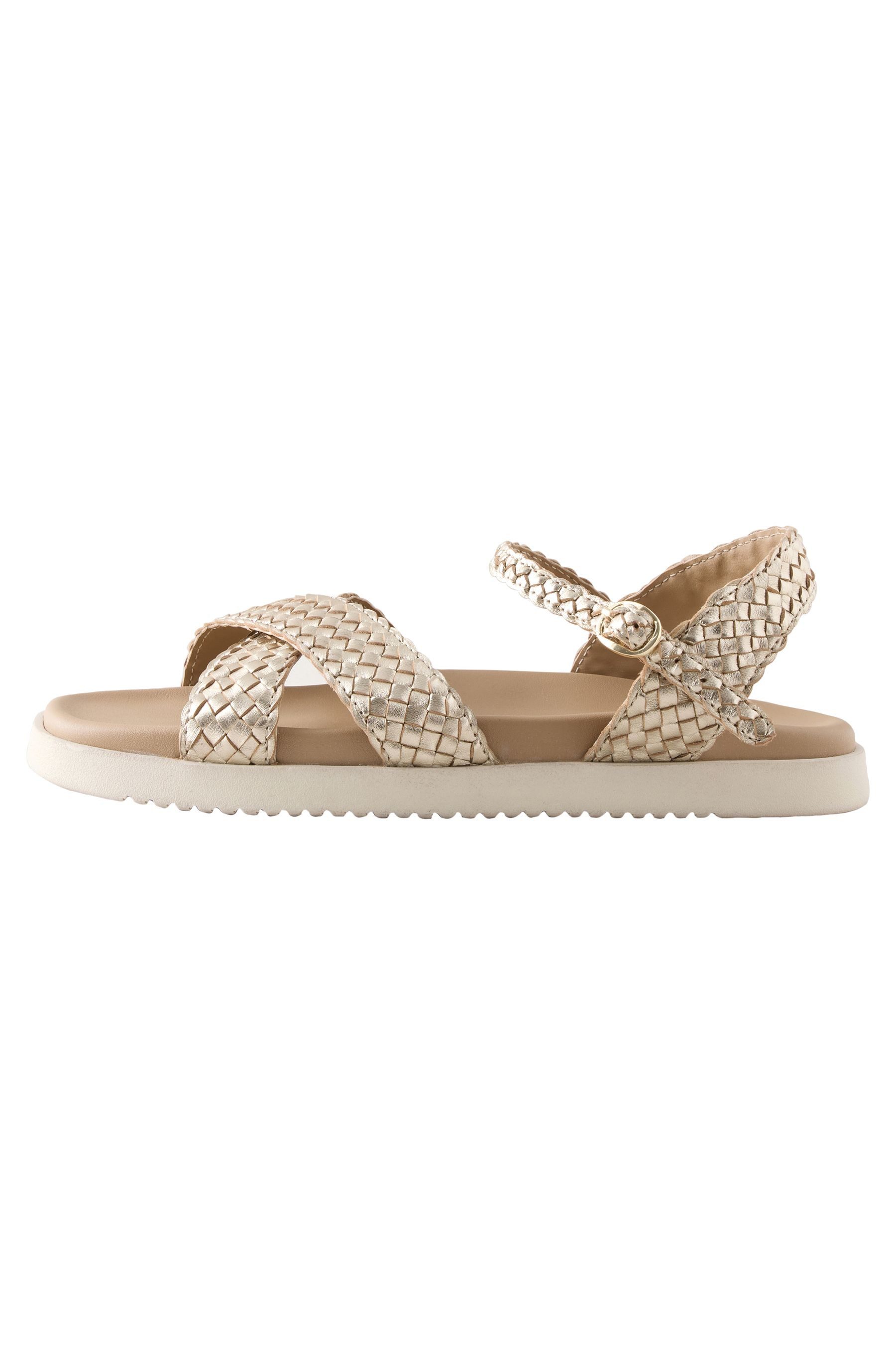 Next Flexi Comfort Ledersandalen mit Fußbett Sandale