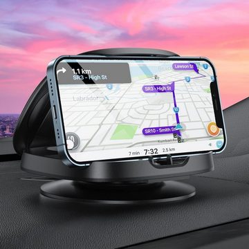 yozhiqu Fahrzeug-Spezialhalterung Handy-Halterung, (1-tlg., 360° drehbares Auto mit direkter Sicht auf das Armaturenbrett)