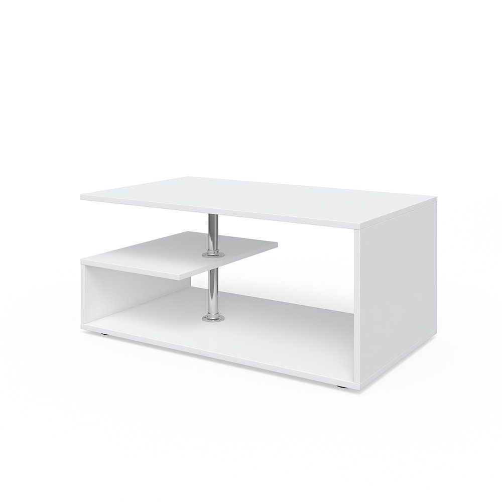 Vicco Couchtisch Guillermo, Weiß, 91 x günstig online kaufen