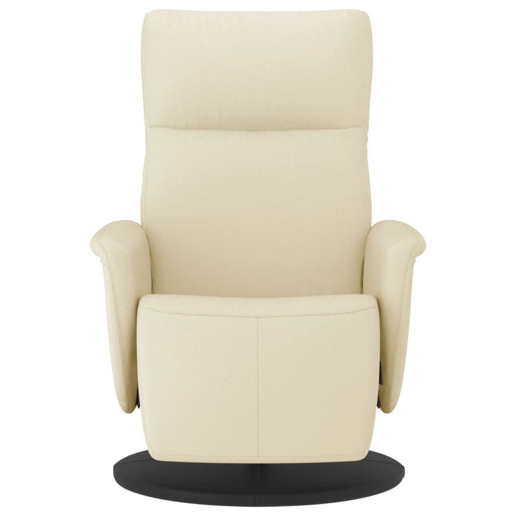 vidaXL Sessel Relaxsessel mit Fußteil Creme günstig online kaufen