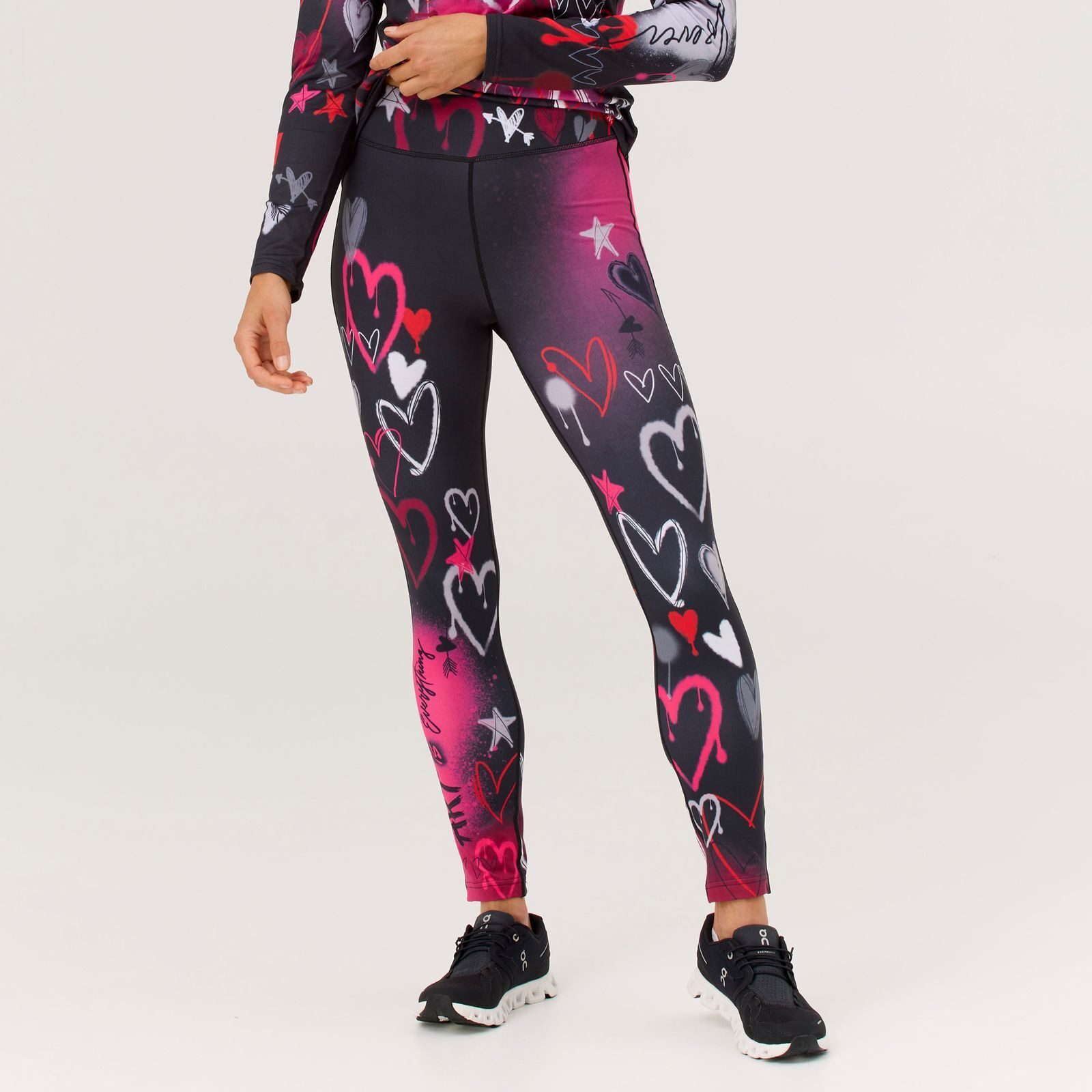 Langarmshirt Graffiti Girls Legging