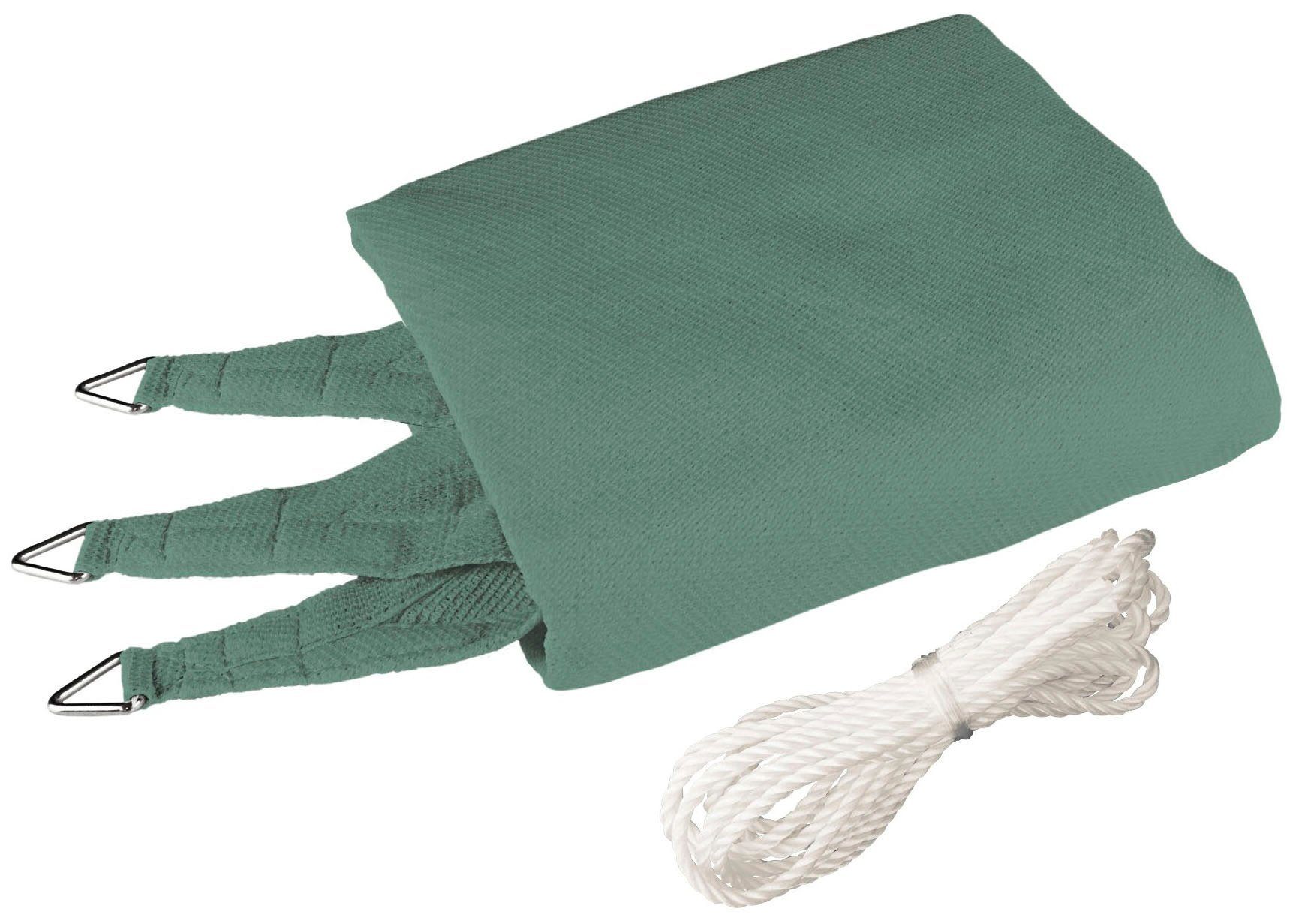 Windhager Sonnensegel Capri Dreieck, 4x4x4m, olive