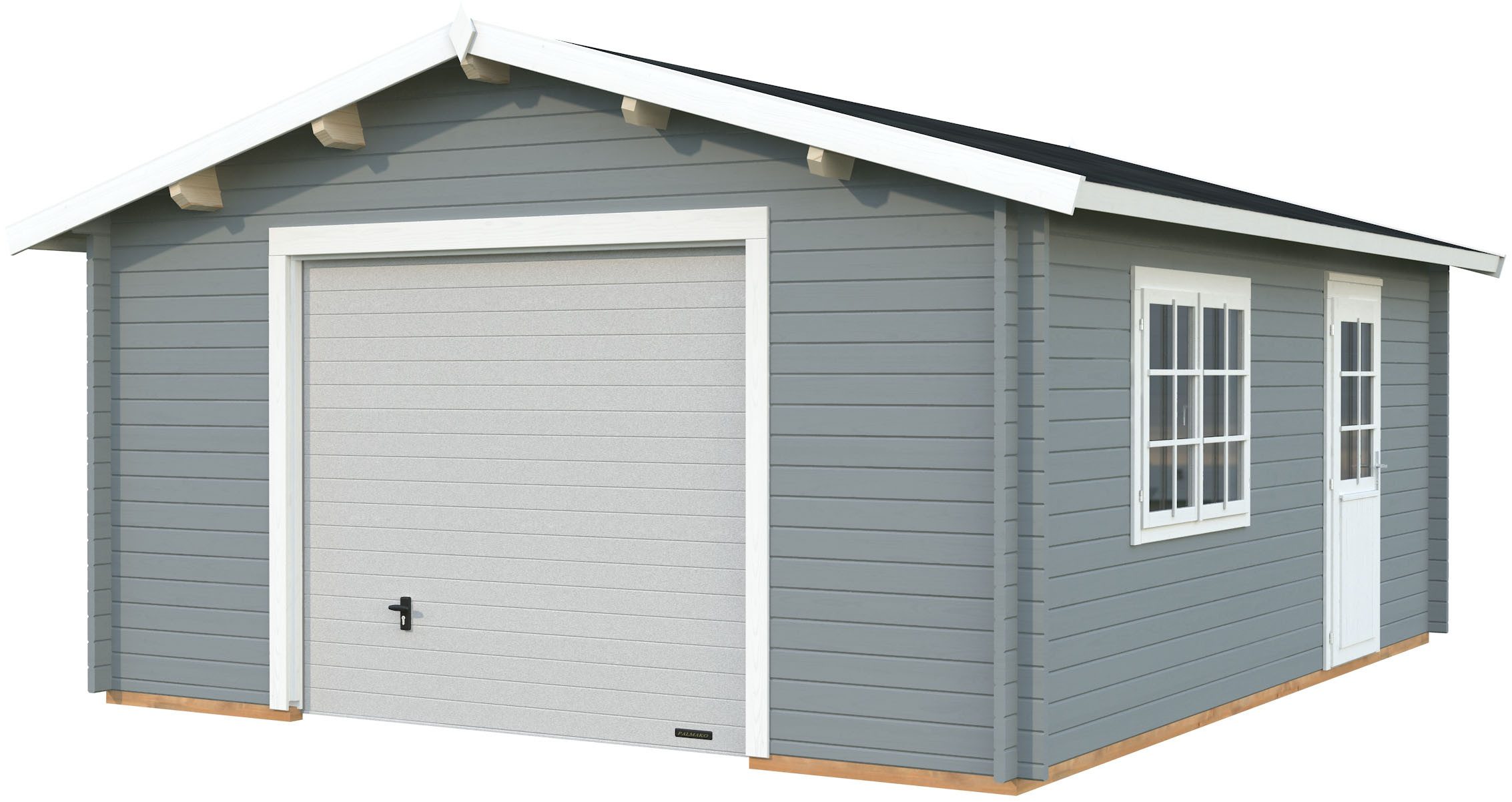 Palmako Garage Roger, mit Sektionaltor, BxTxH: 514x598x287 cm