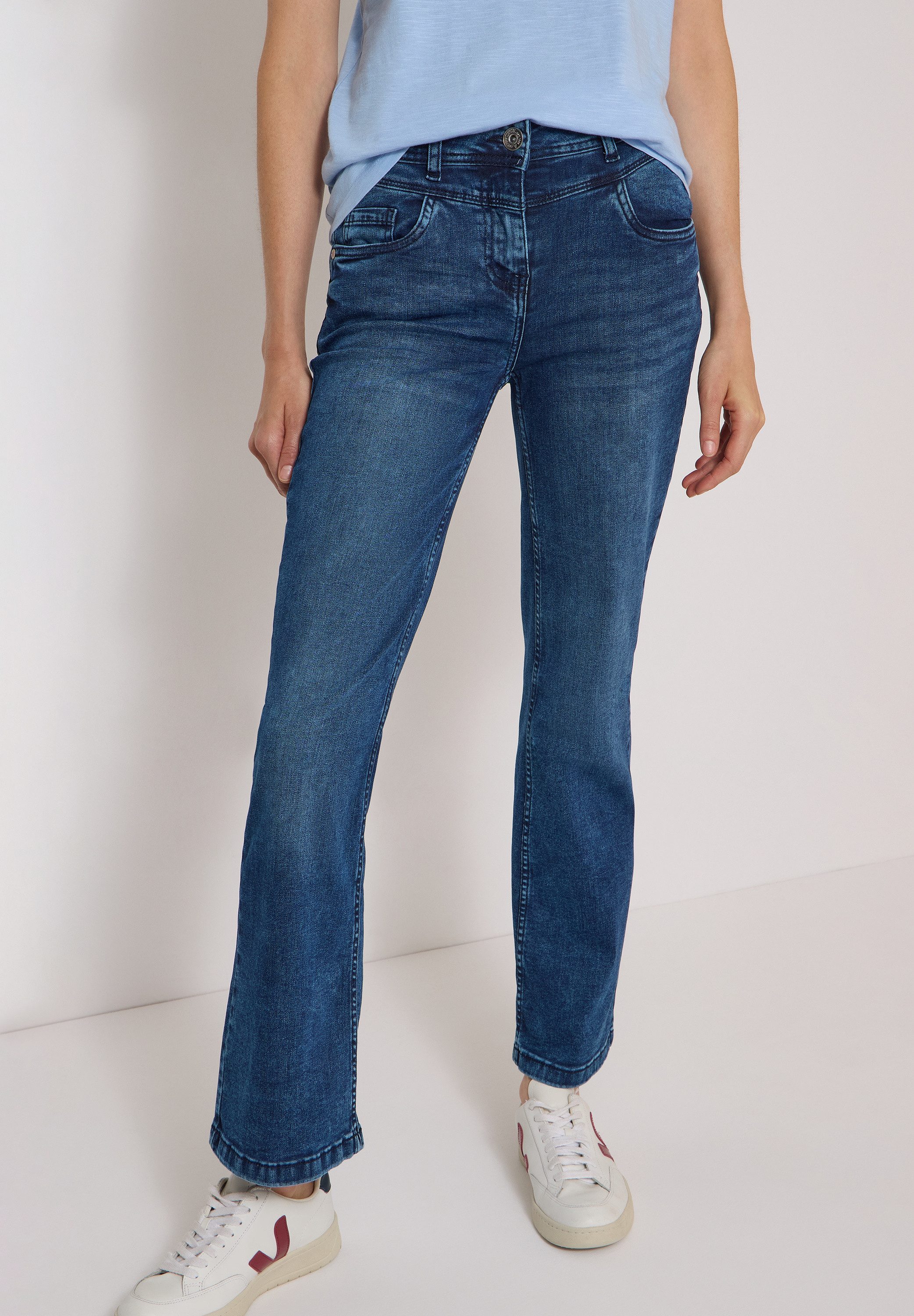 CECIL Bootcut-Jeans Style Toronto im Slim Fit / Stretch