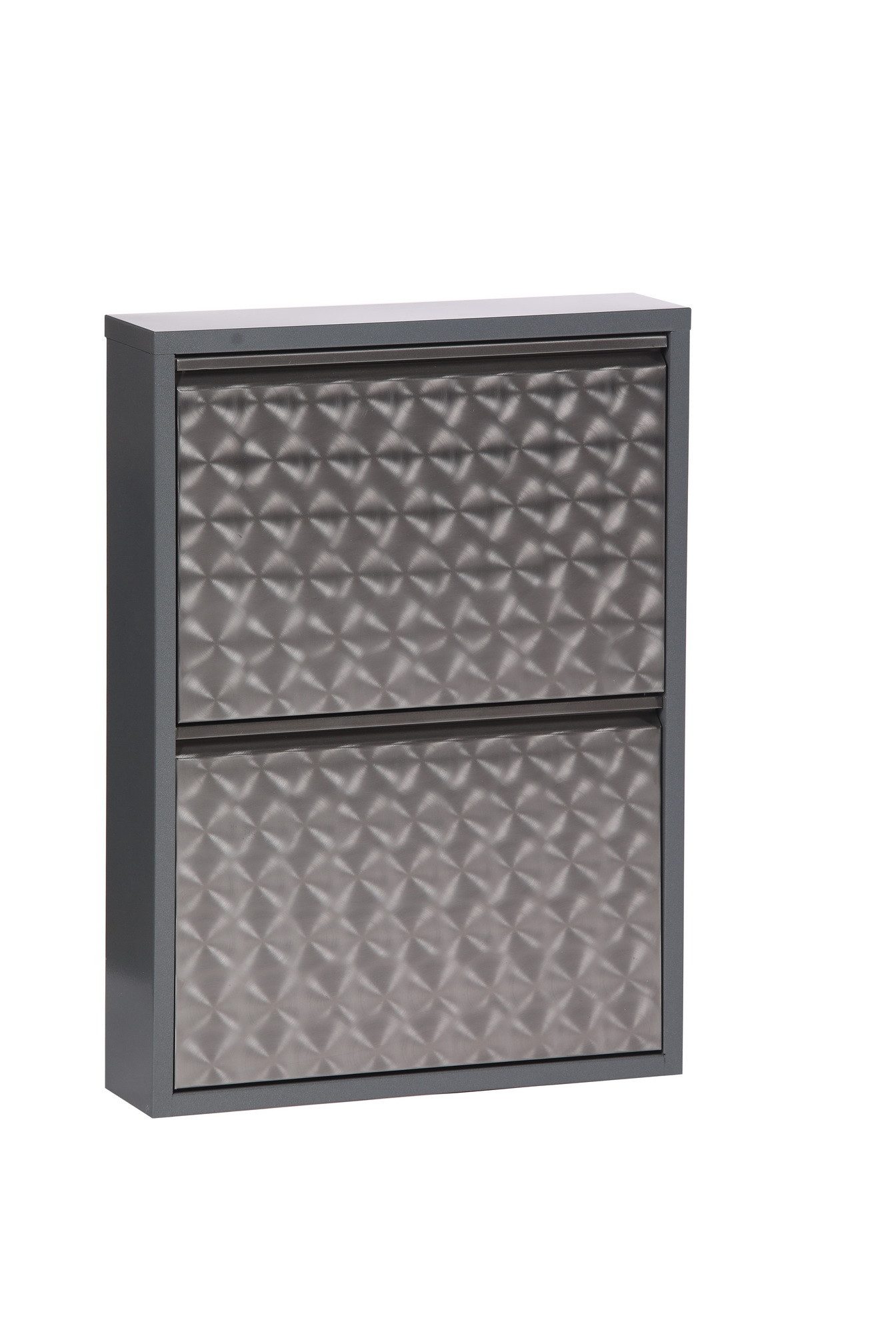 PREISBRECHER Schuhkipper CLIP (1stk), (1stk) Metall / schwarz-anthrazit, montiert - 50x72x15 (BxHxT)