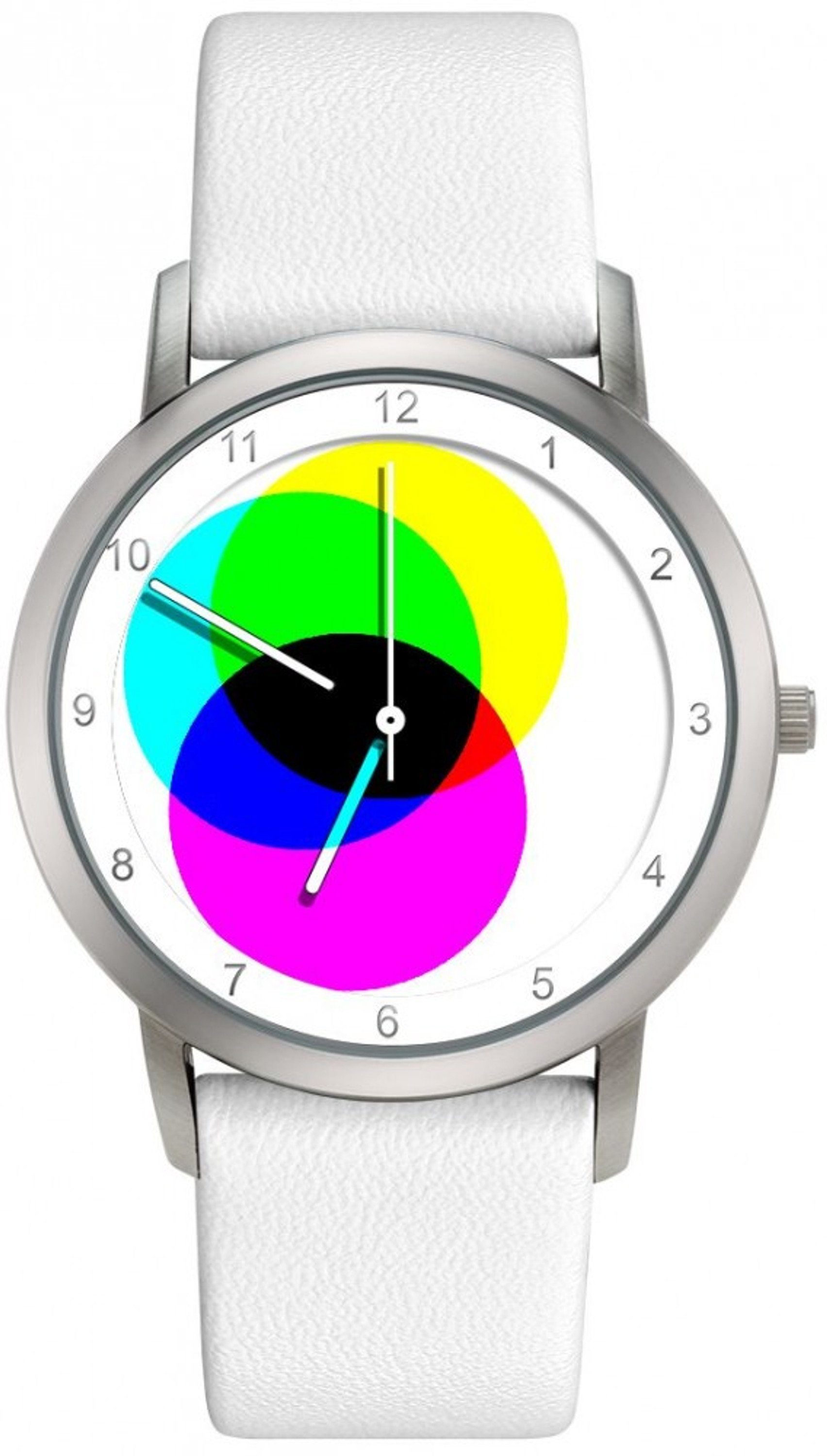 CMYK Rainbow Quarzuhr Avantgardia rot Watch