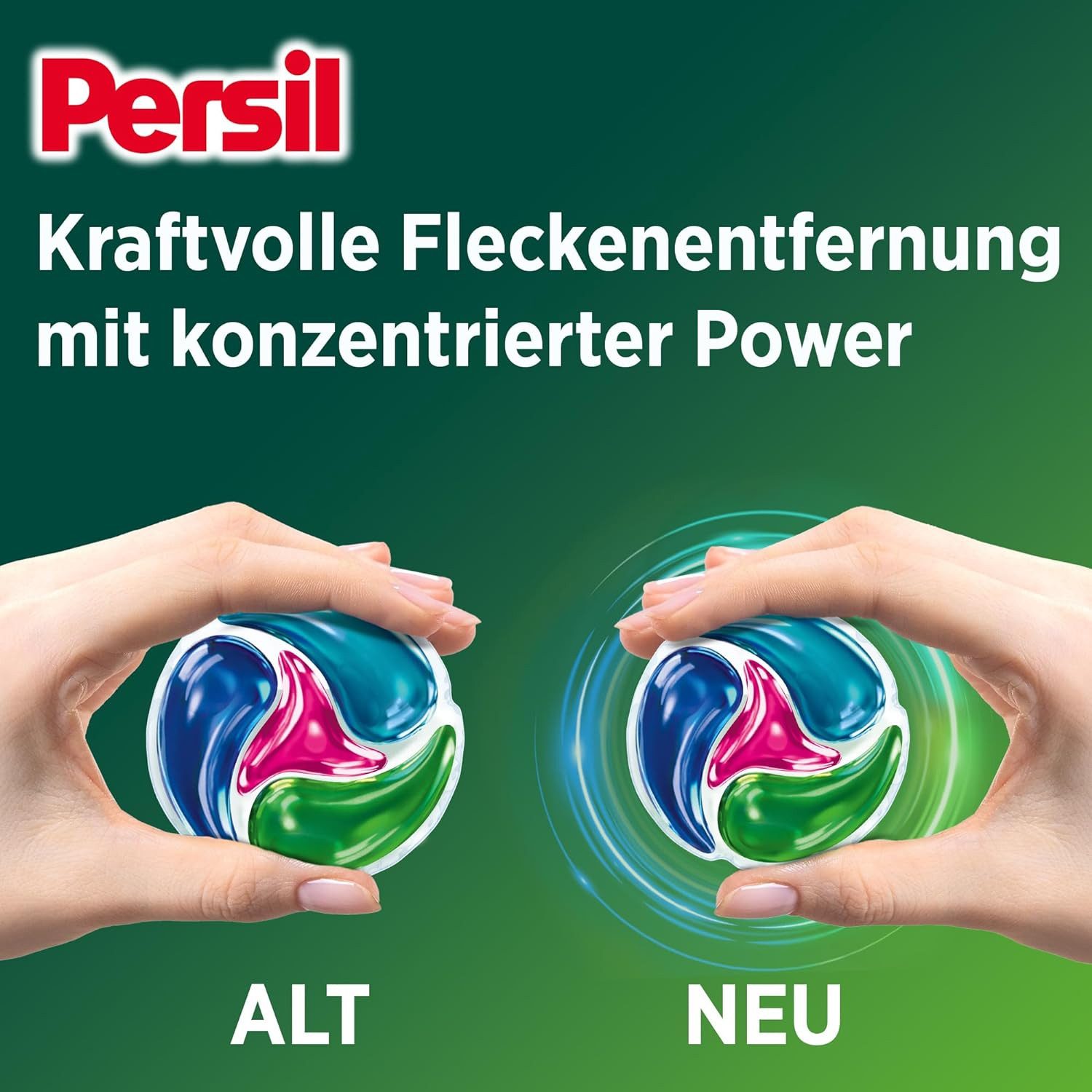 Persil PERSIL Color DISCS 100WL Waschmittel-Discs 1,7kg Colorwaschmittel (Vorratspack, [100-St. Kapseln mit Tiefenrein Technologie)