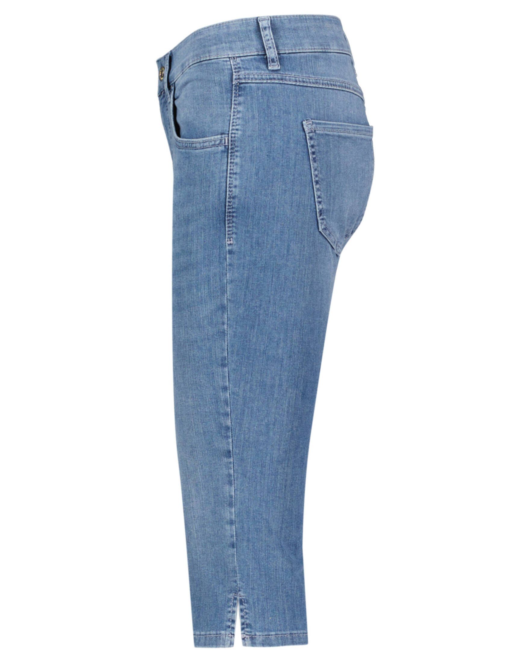 (81) (1-tlg) stoned 5-Pocket-Jeans blue Damen Capri-Jeans MAC