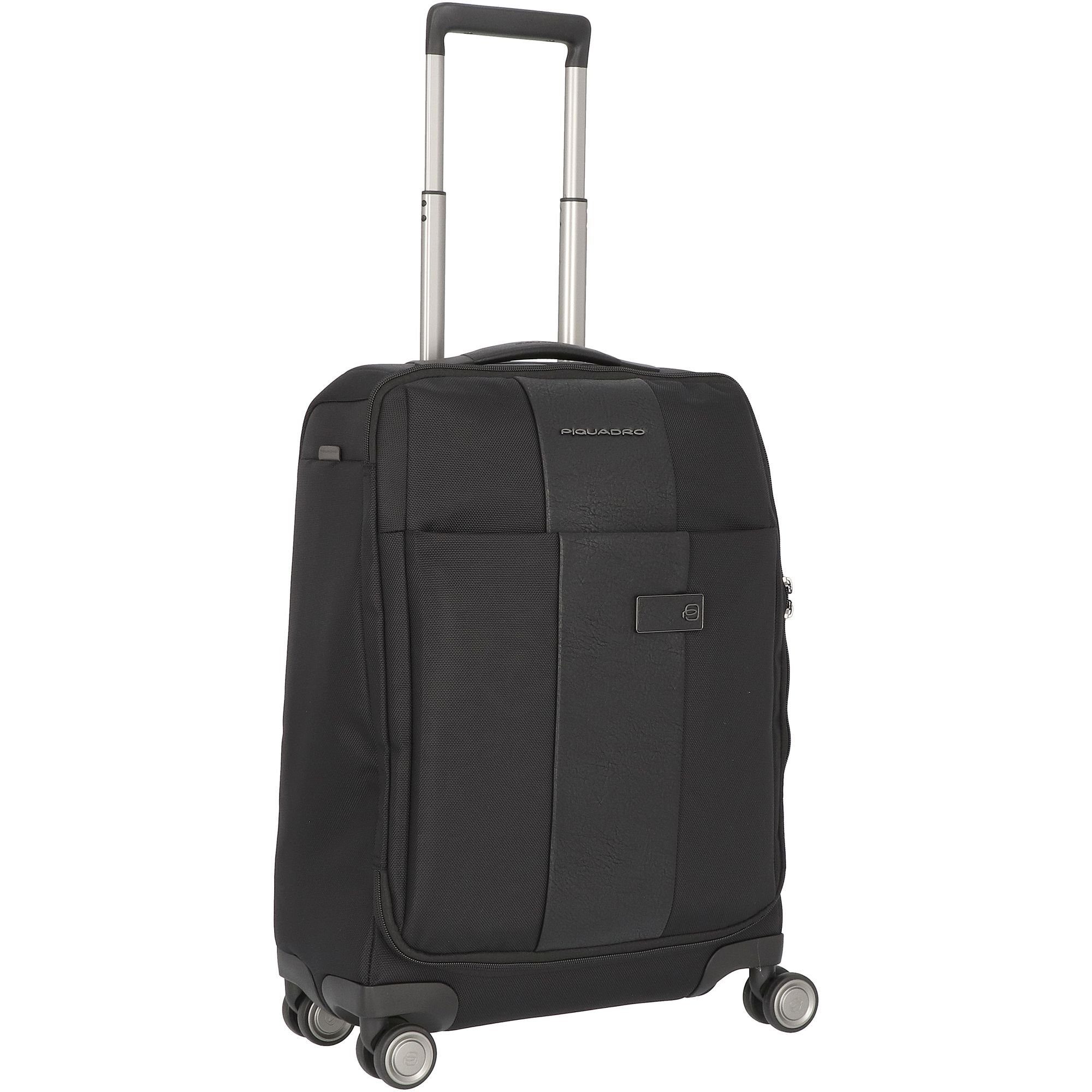 4 black Rollen, Brief, Nylon Piquadro Handgepäck-Trolley