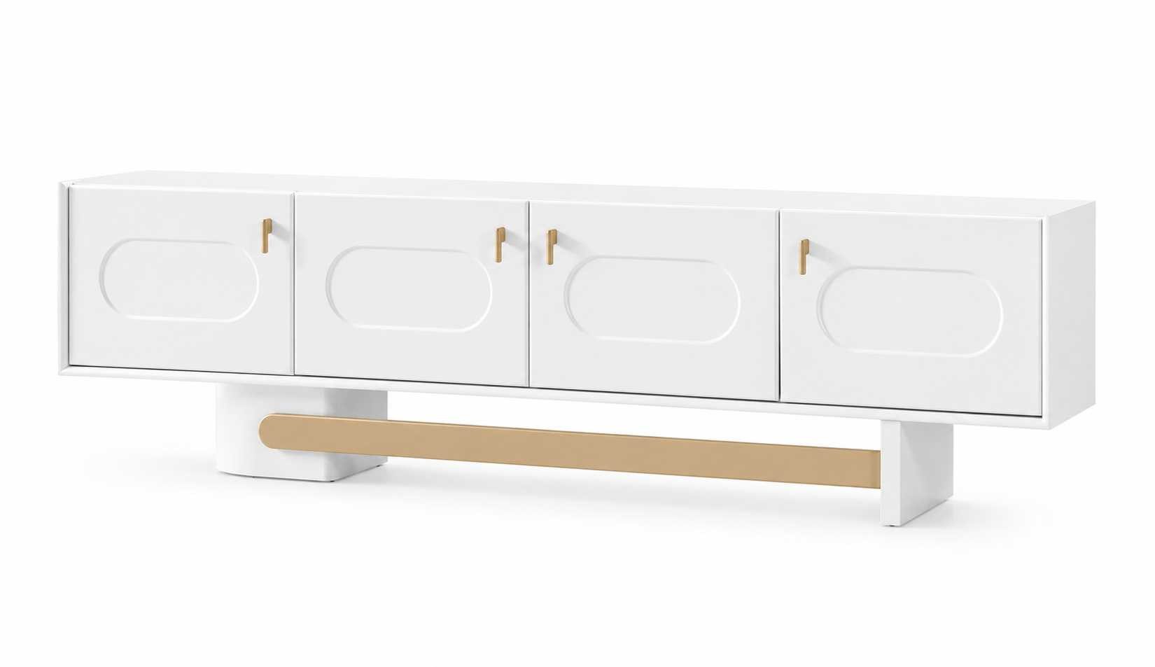 JVmoebel Lowboard TV-Lowboard Fernsehkommode Medienkonsole Medienmöbel TV-Schrank, Made in Europa
