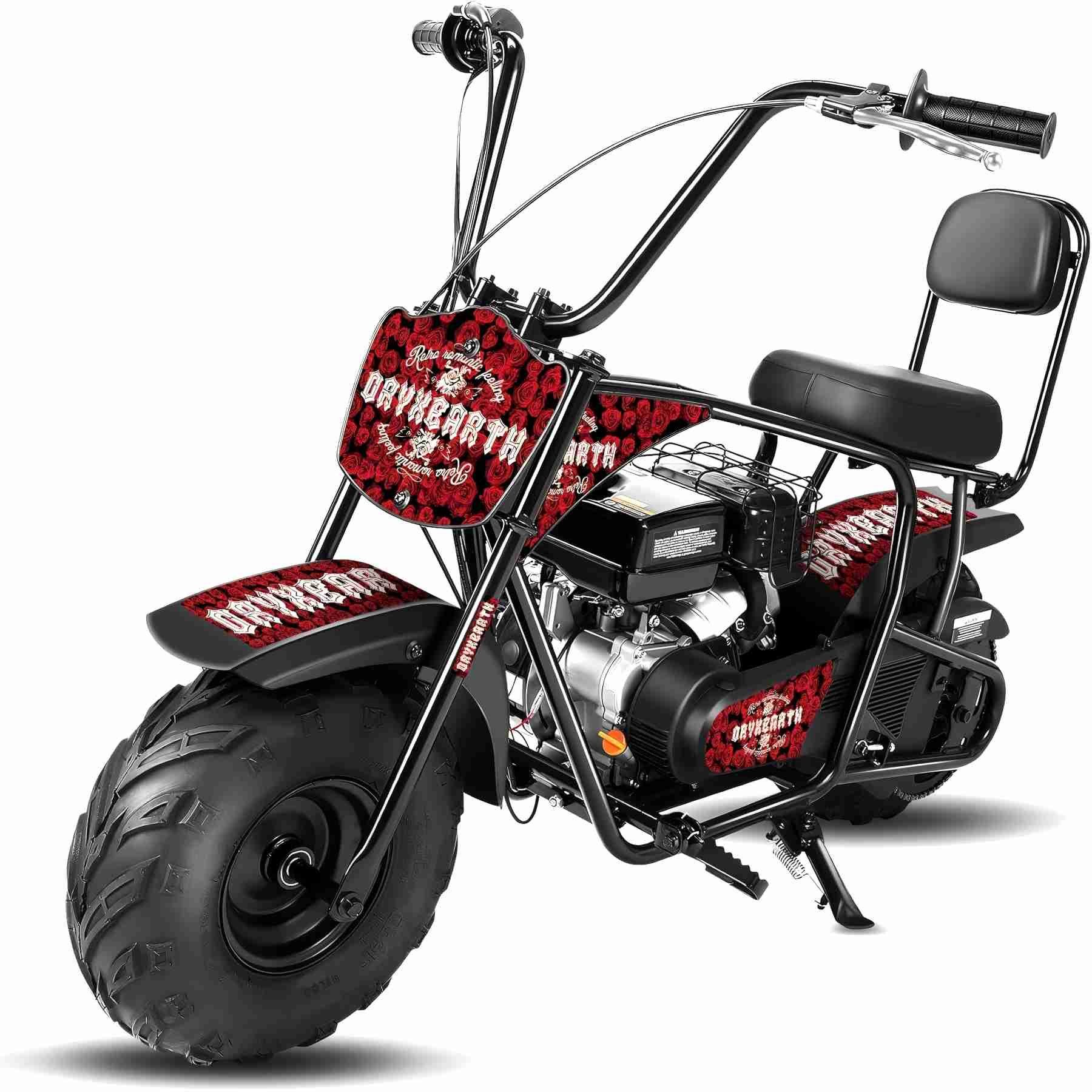 Oryxearth Dirt-Bike Pocket Bike Minicross 99cc 20km/h Gasbetriebenes Offroad-Motorrad