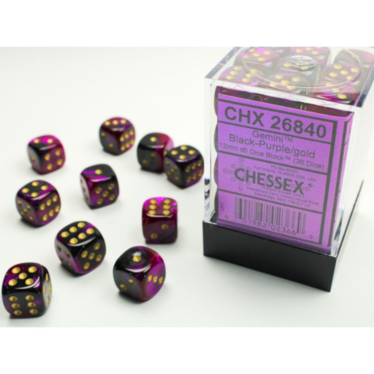 Chessex Spiel Chessex Gemini W6x36