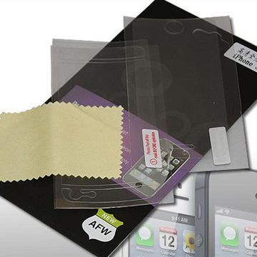 Melko Handyhülle Handycover Schutzhülle für das iPhone 5 in Schwarz Aufklappbar Handytasche Etui Displayschutz 10,2 cm (4 Zoll), Für iPhone 5