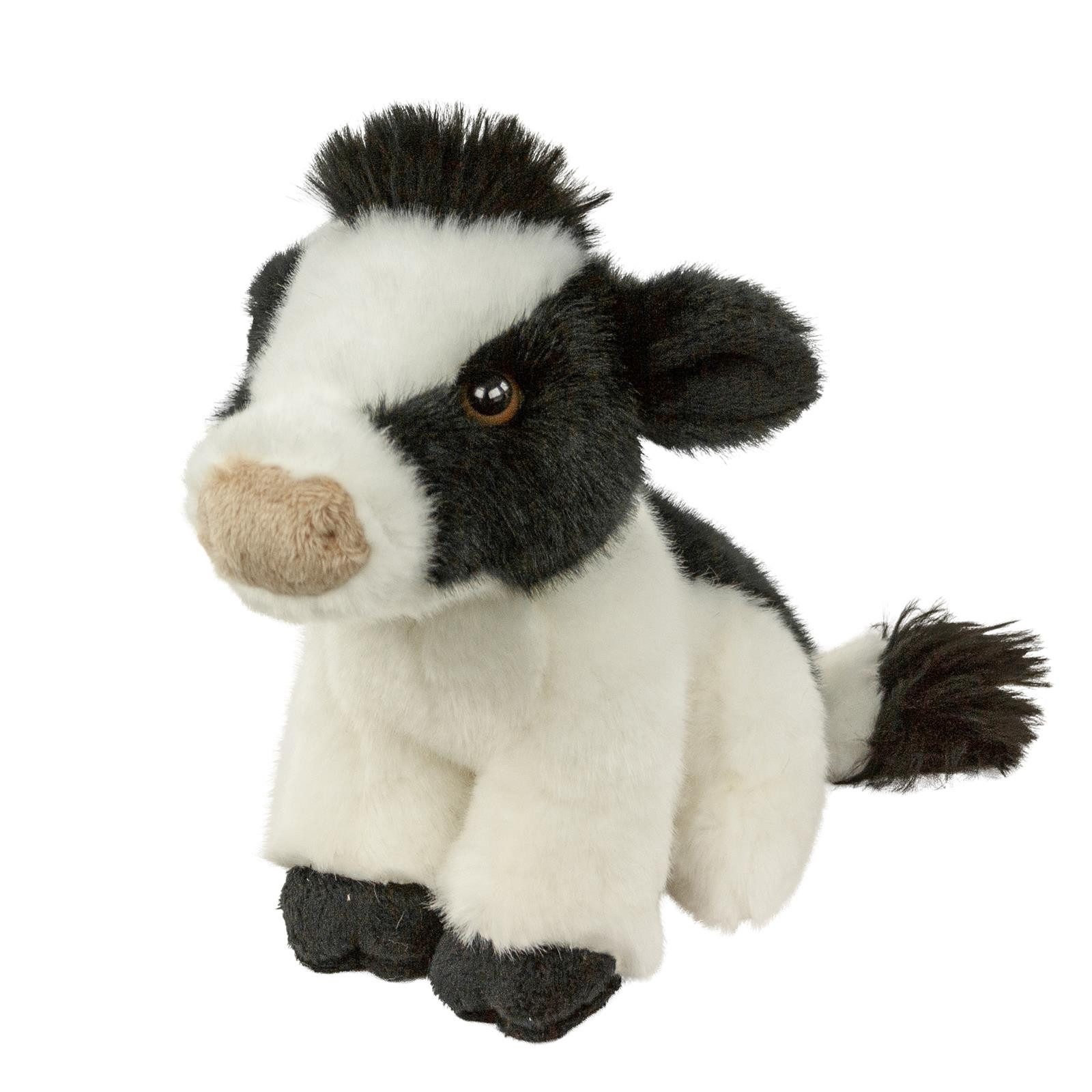 Teddys Rothenburg Kuscheltier Kuh sitzend 18 cm schwarz/weiß Plüschtier Sto günstig online kaufen