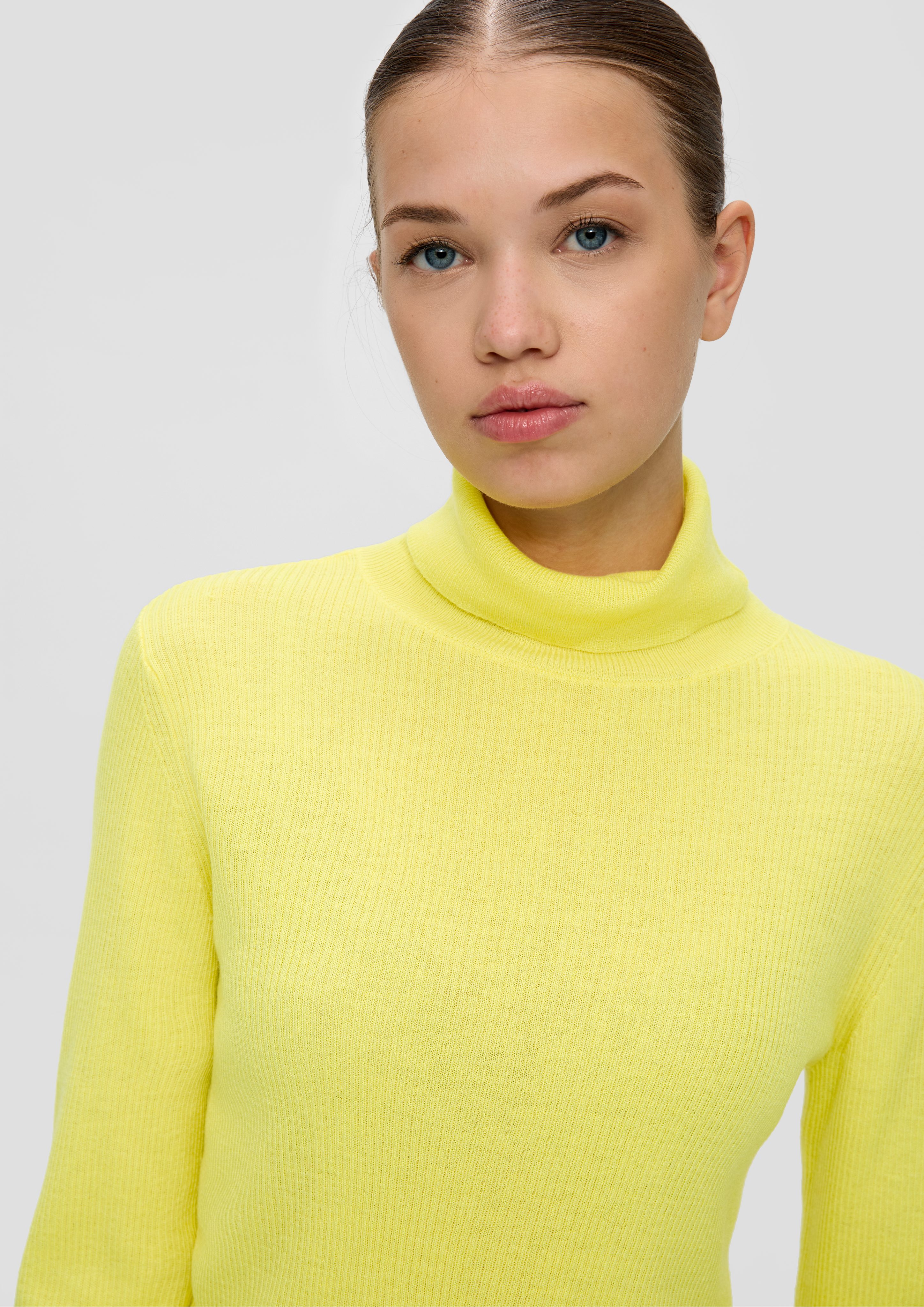 QS Strickpullover Rollkragenpullover aus Feinstrick günstig online kaufen
