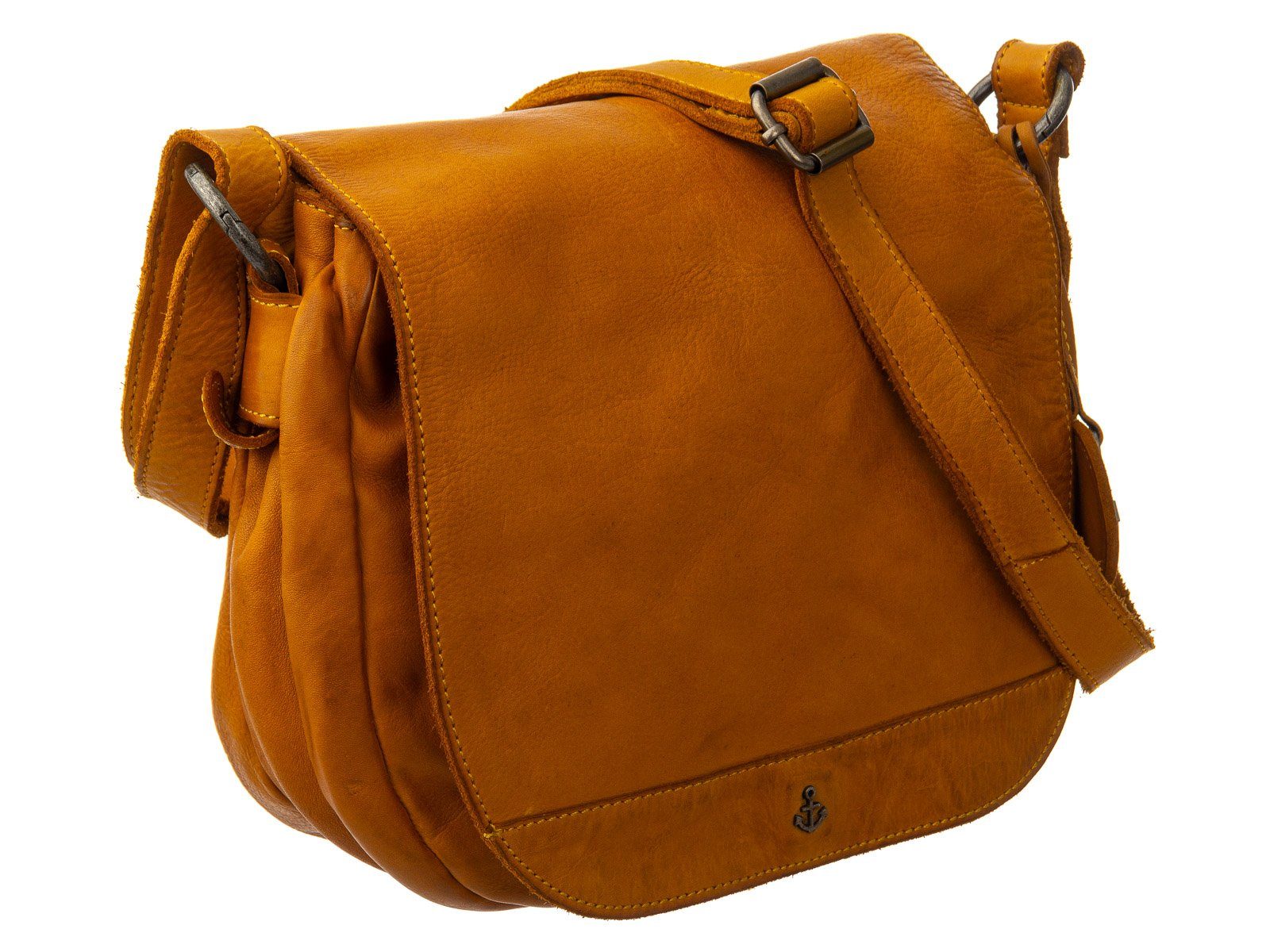 HARBOUR 2nd Schultertasche Lotta Anchor Love Saddlebag Überschlagtasche, Leder
