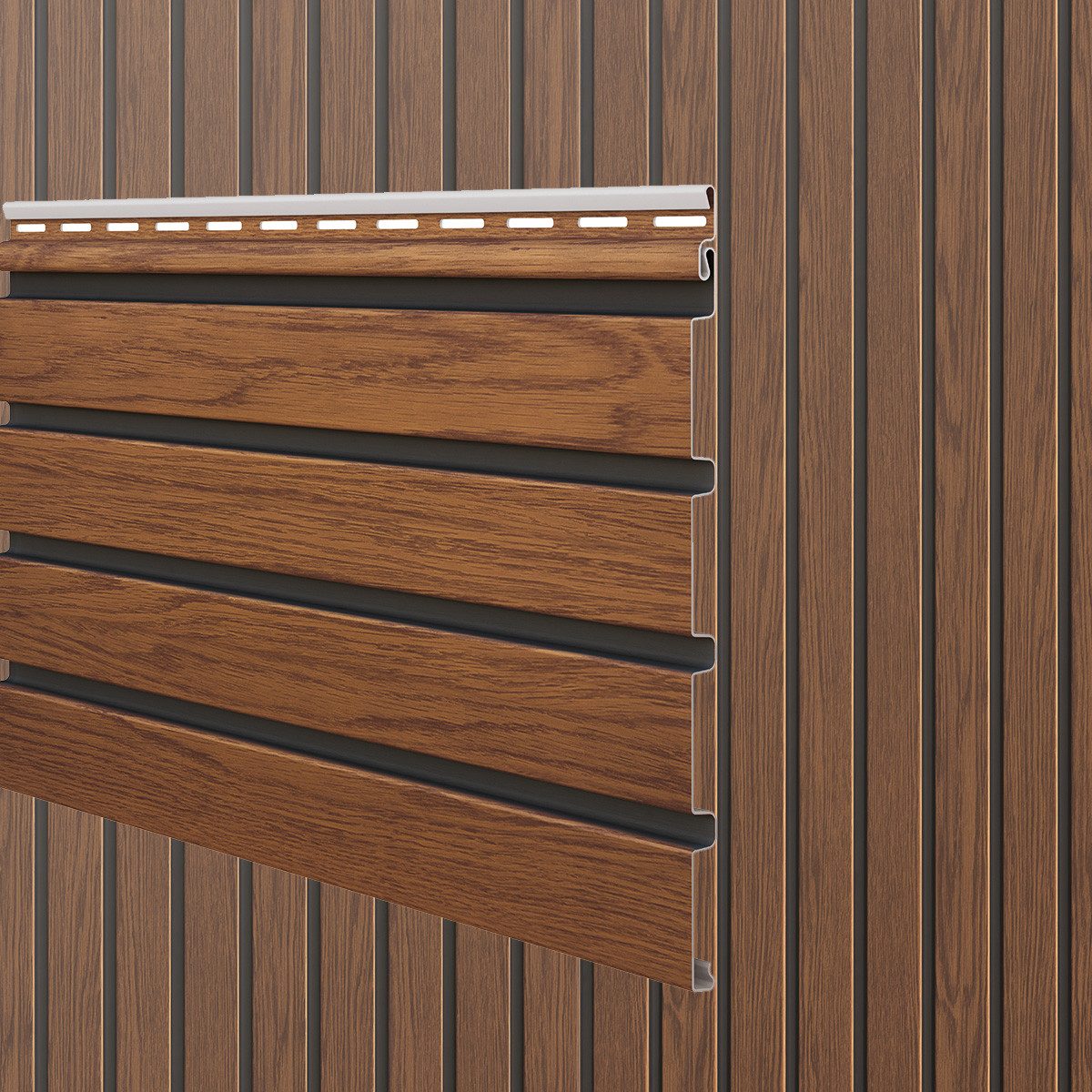 Vox Verkleidungspaneel Canadian Siding SXP-06 Max 3 Fronto V-Black 2,95 m 0 günstig online kaufen