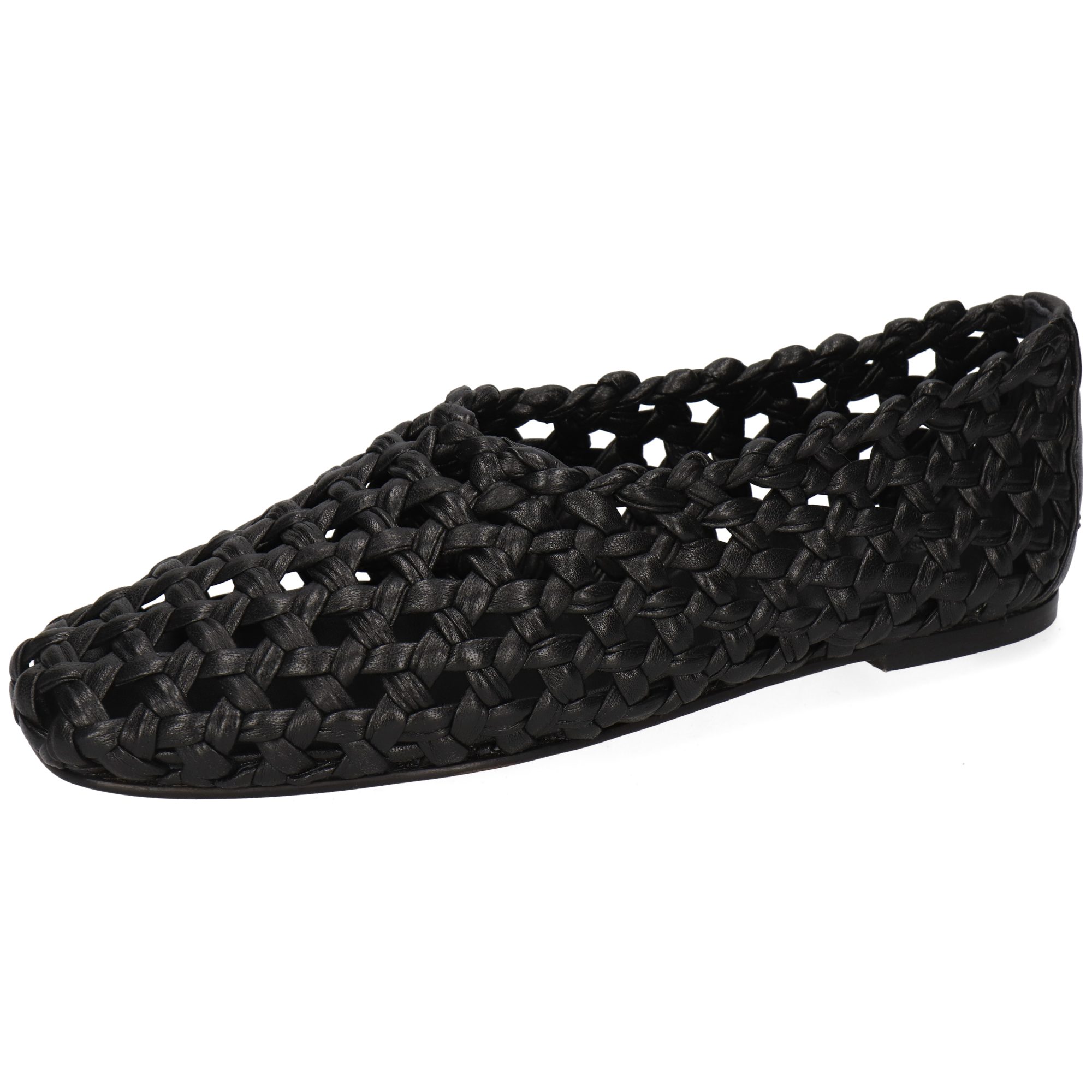Bexley 13 Leder-Geflochtene Schuhe für Damen Ballerina