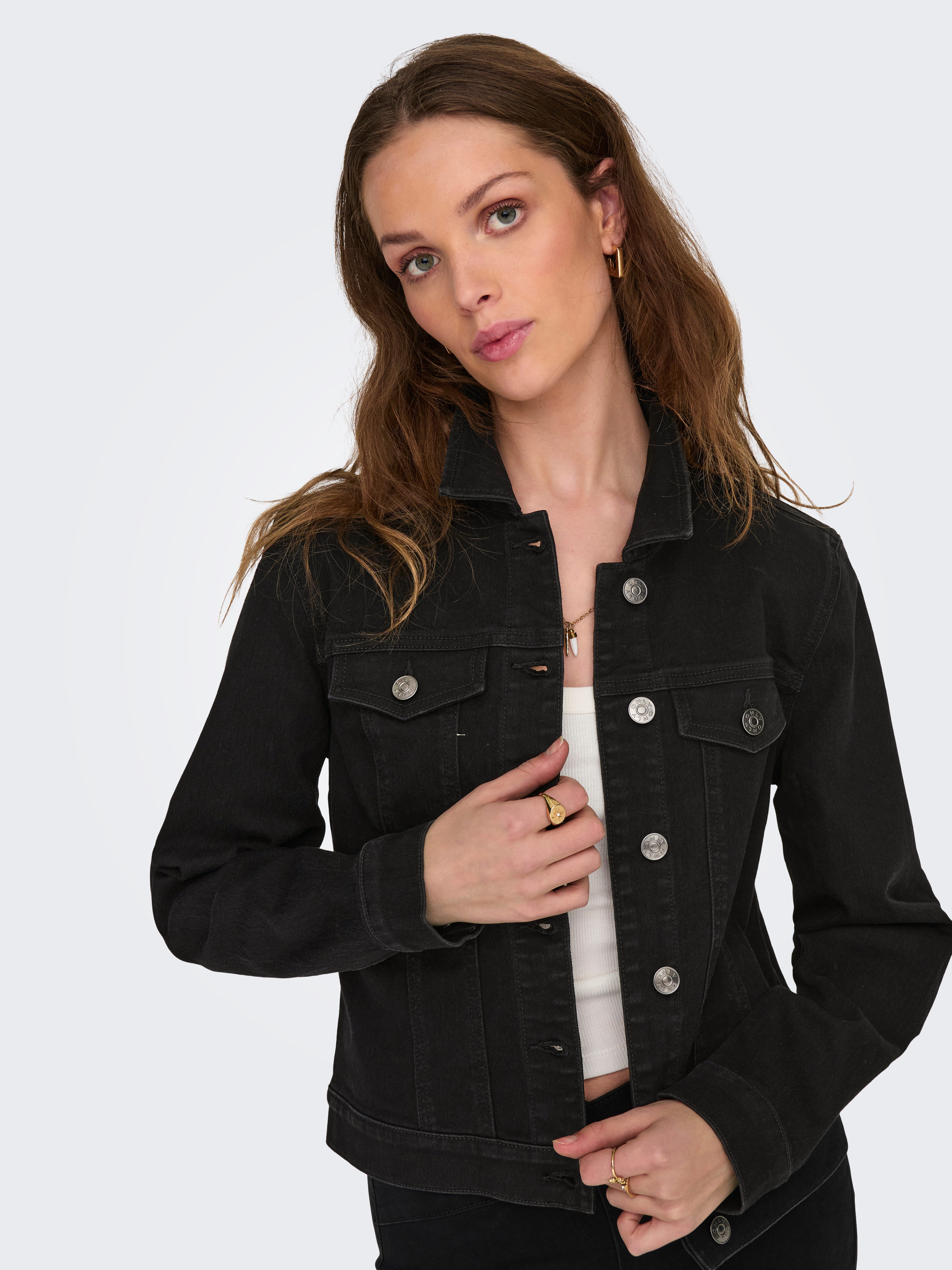 ONLY Jeansjacke ONLWONDER – Jeansjacke in kurzer Form mit Stretch figurbeto günstig online kaufen