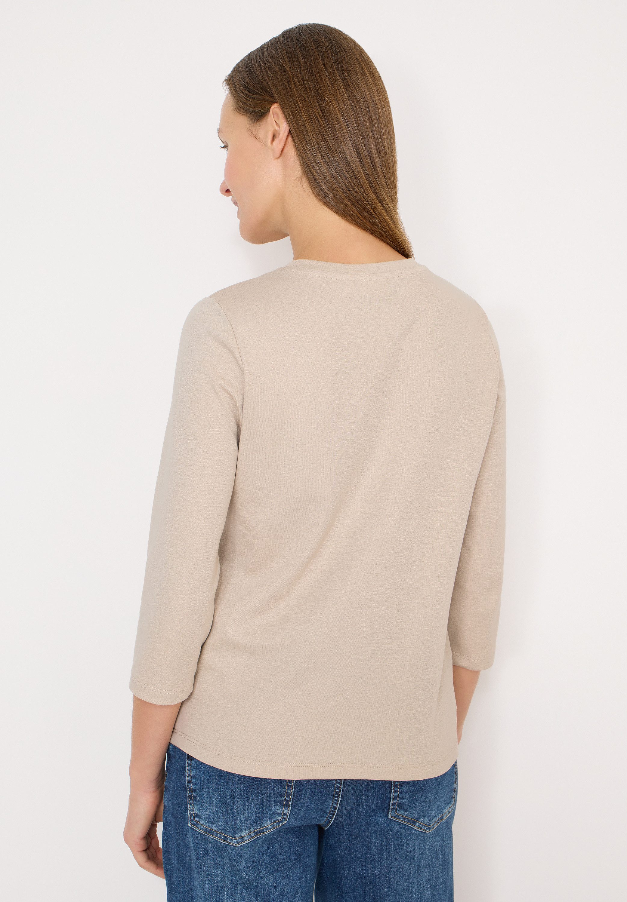 CECIL Langarmshirt aus reiner Baumwolle