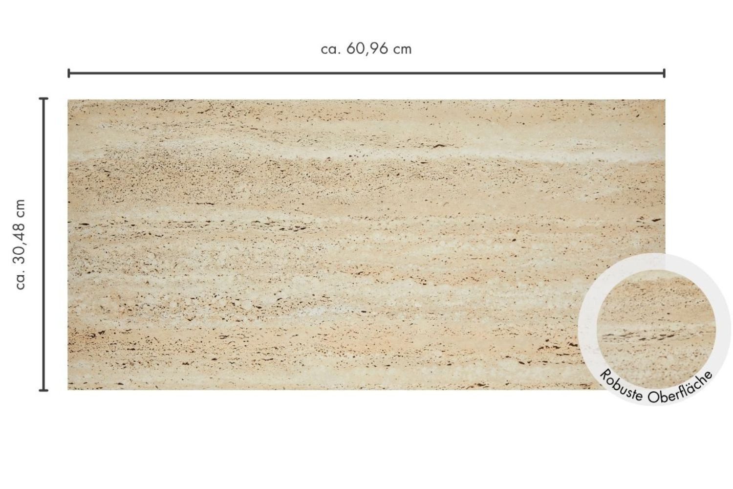misento Vinylboden selbstklebend in Beton- und Marmoroptik, 24 PVC Fliesen je ca. 60,96 x 30,48 cm, PVC Bodenbelag 4,46 m², für Fußbodenheizung, Badezimmer, Woh – Bild 4 von 5