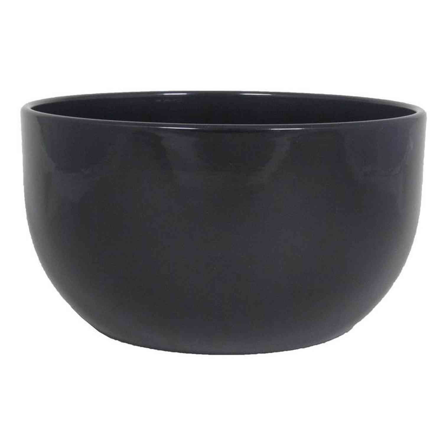 INNA-Glas Pflanzschale Keramik Pflanzenschale, Ø26cm, 14cm, schwarz