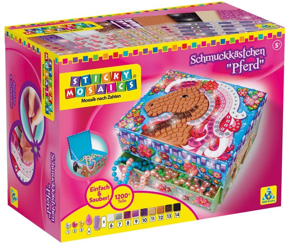 Sticky Mosaics Kreativset Schmuckkästchen Pferd günstig online kaufen