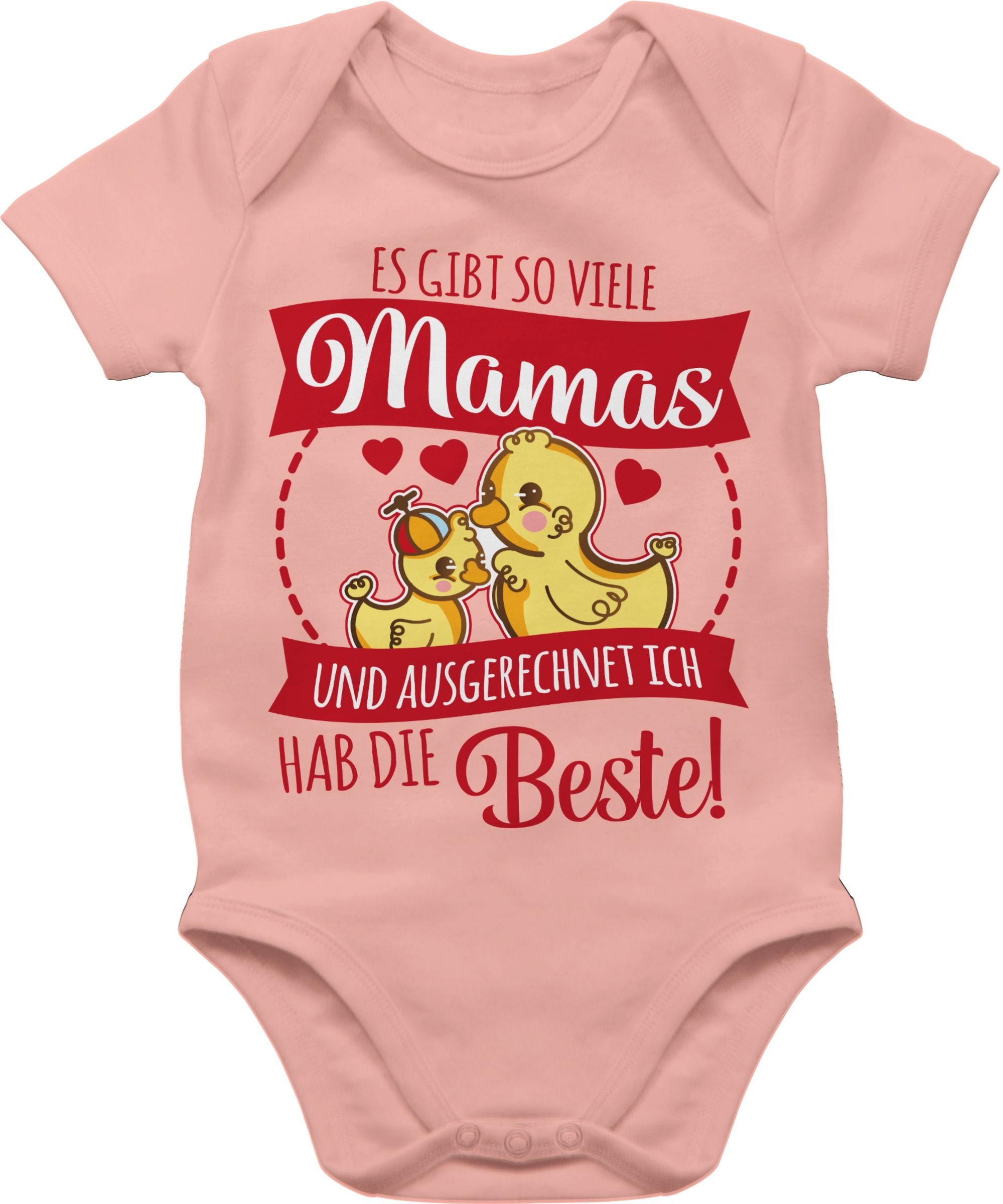 Shirtracer Shirtbody Es gibt so viele Mamas - rot Mama