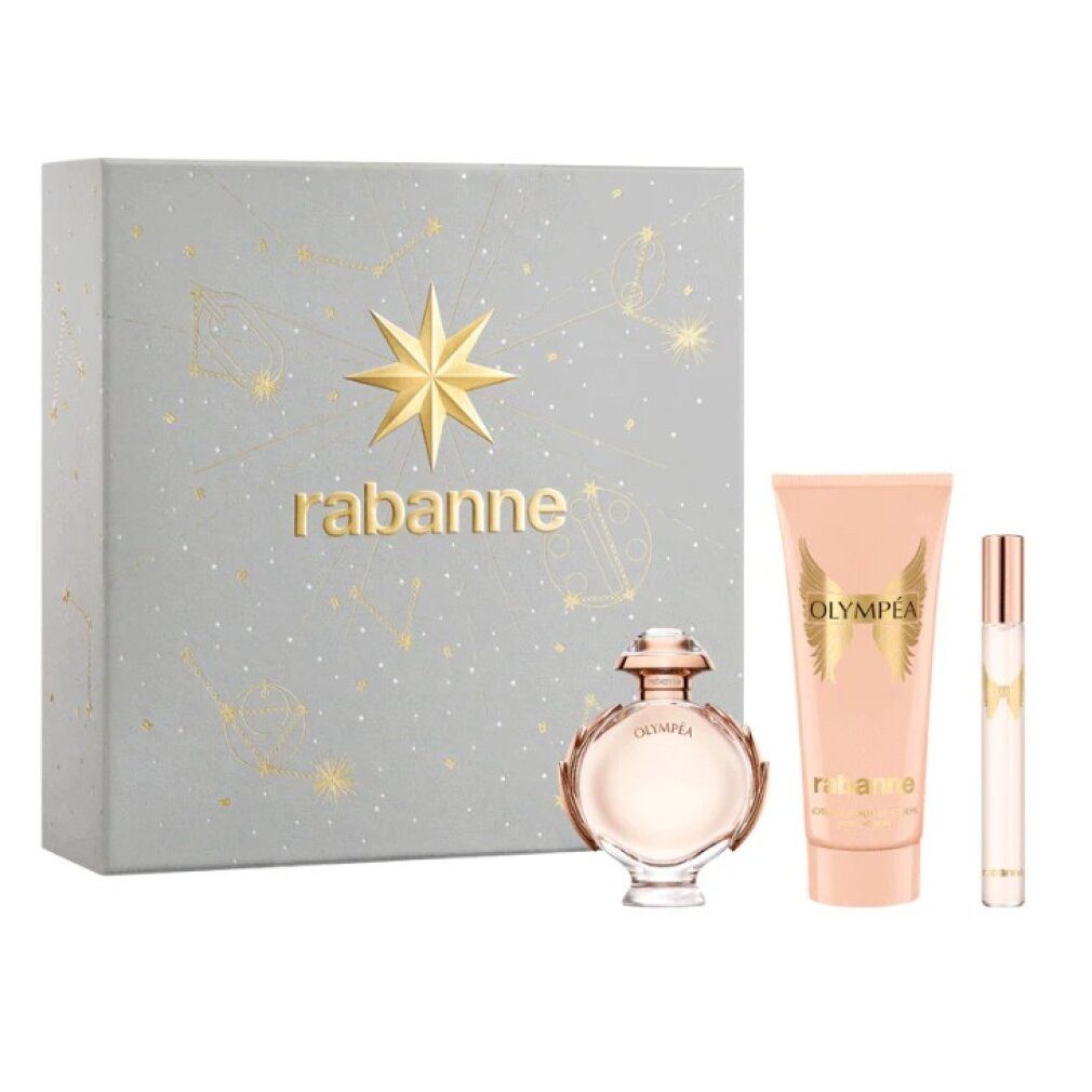 Eau de Parfum Paco Olympea Gift Set 50ml EDP + 100ml Body Lotion + 10ml EDP