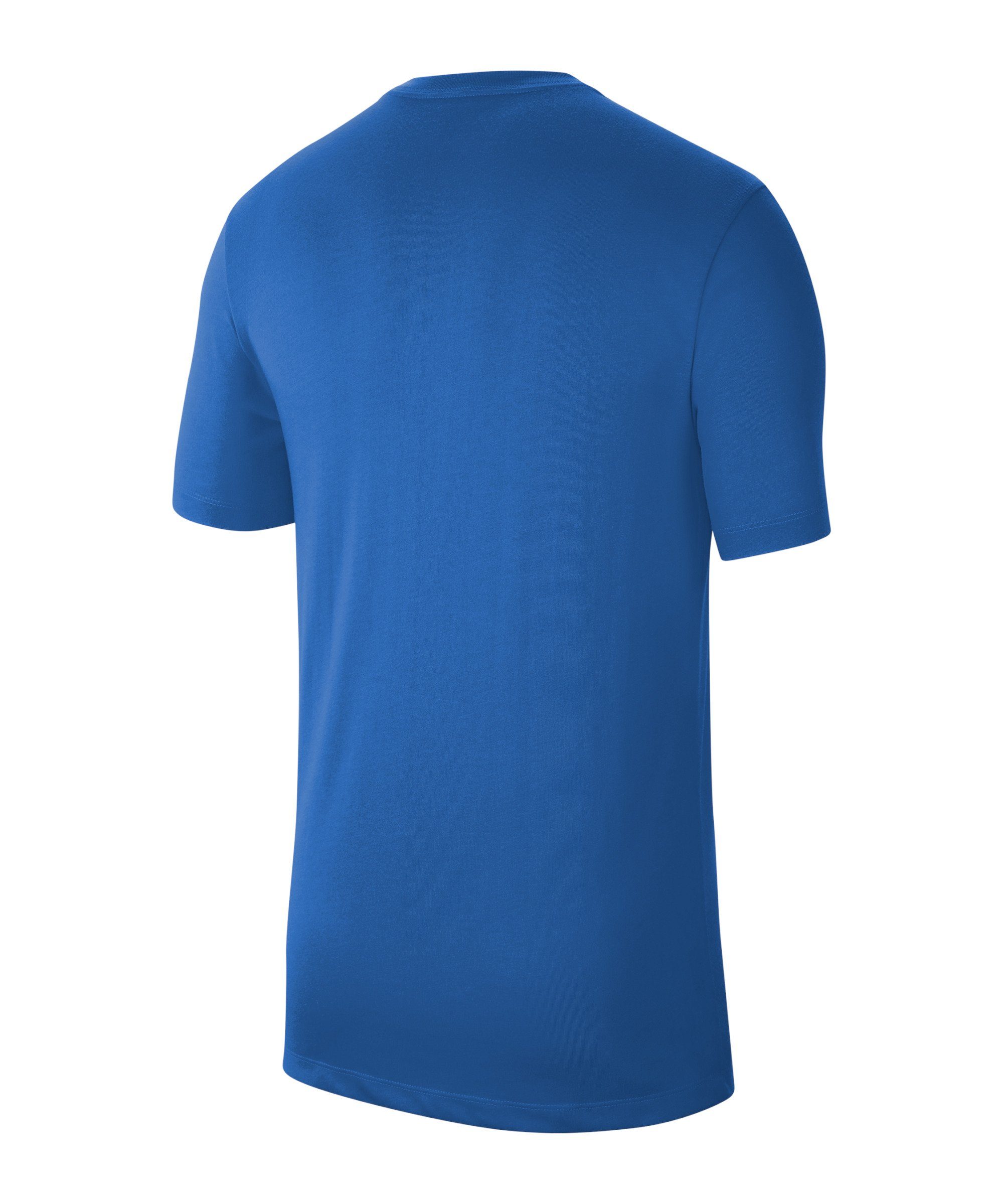 Nike T-Shirt Park 20 T-Shirt Swoosh default blauweiss