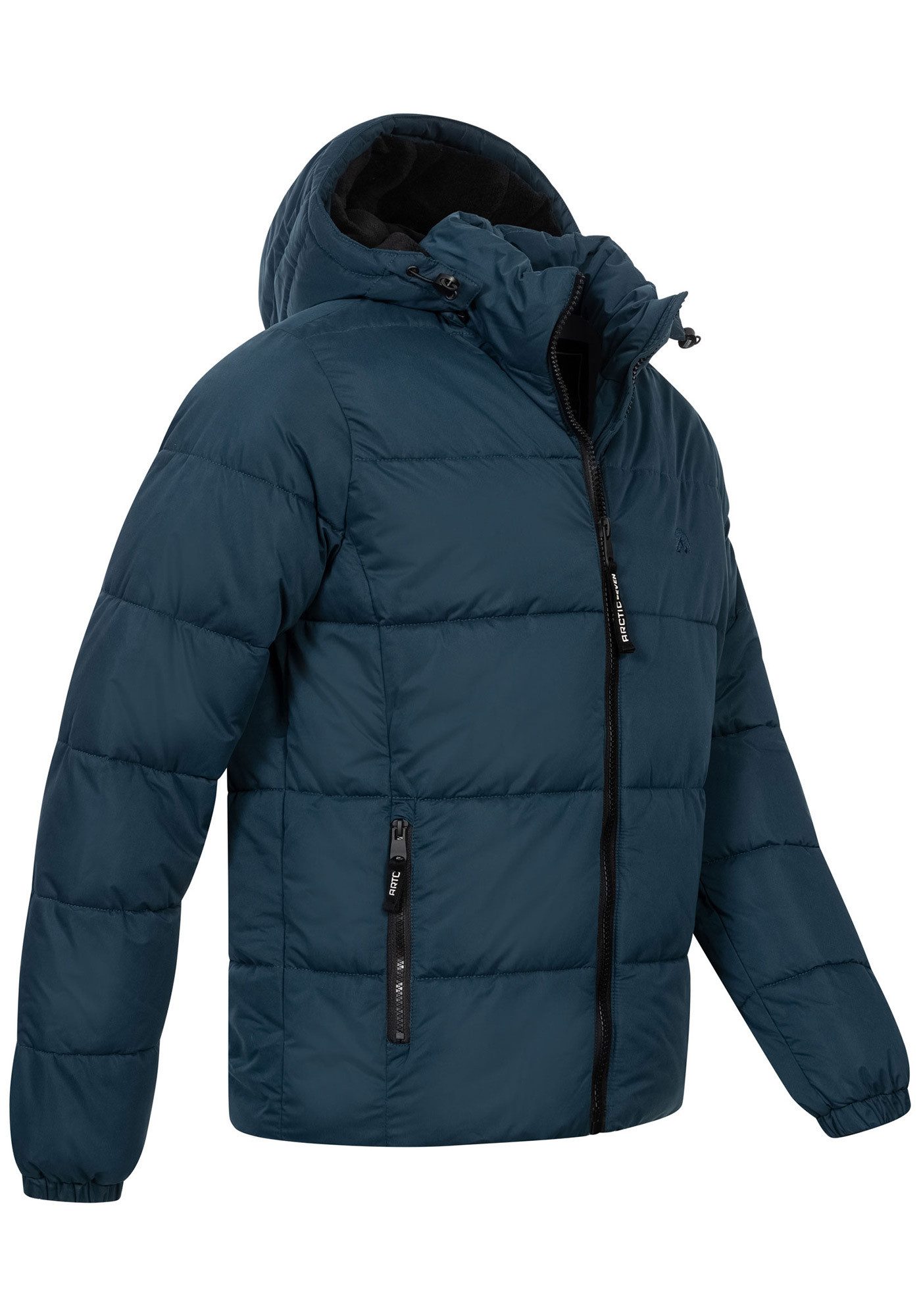 Arctic Seven Winterjacke ASCreesi mit warmem Teddyfell und abnehmbarer Kapuze – Bild 3 von 5