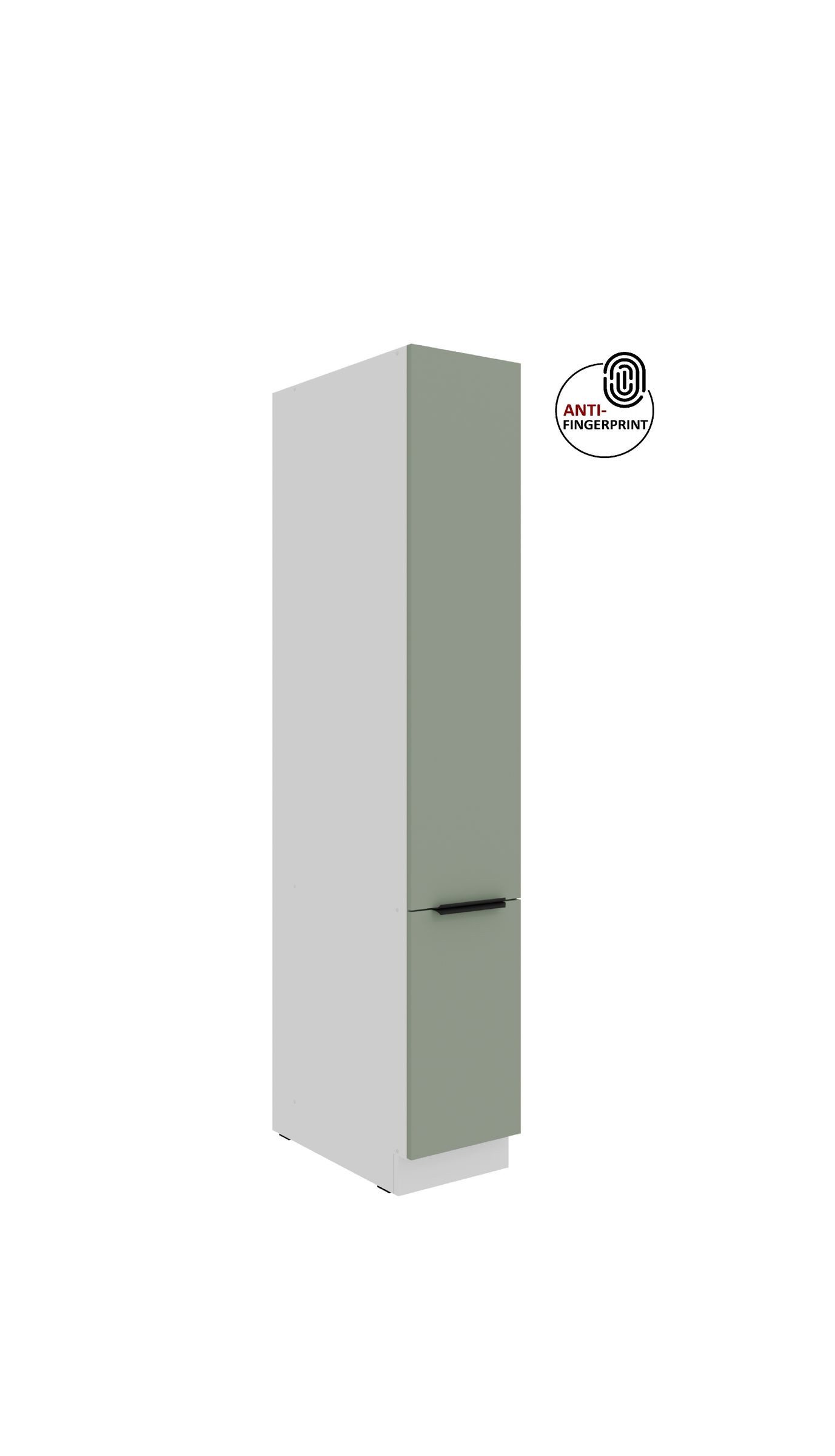 Küchen-Preisbombe Apothekerschrank 30 cm Küche ARIA Aquamarin Anti Fingerprint Küchenzeile Küchenblock