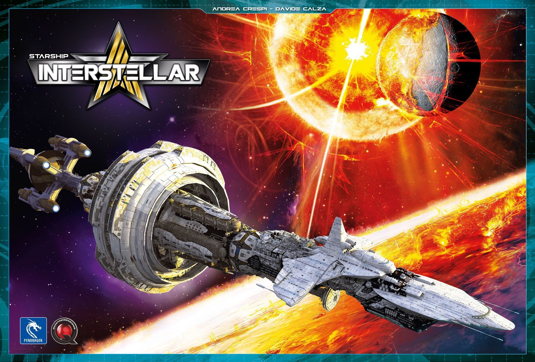 Asmodee Spiel Pendragon Game - Starship Interstellar