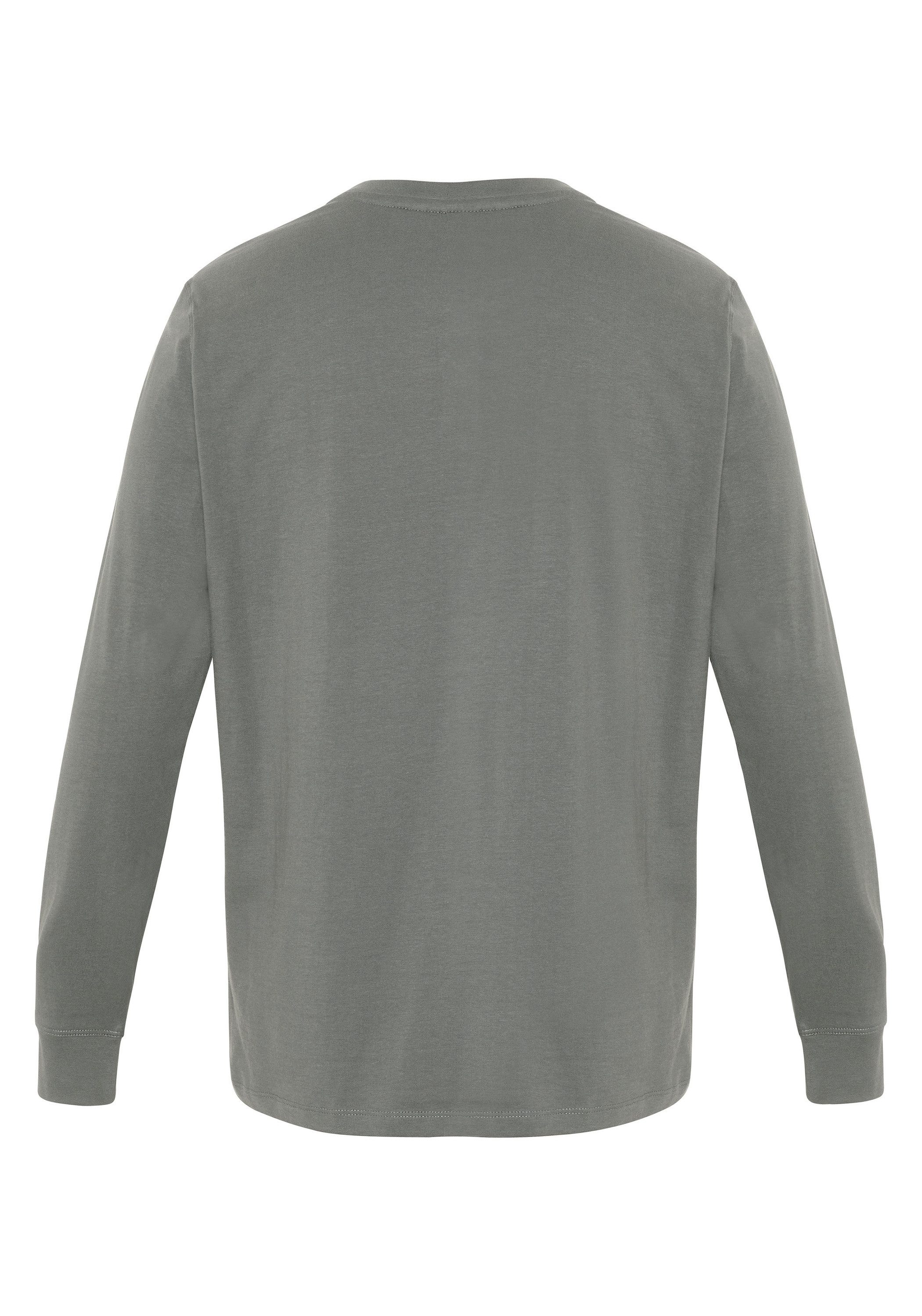 Polo Sylt Langarmshirt im Henley-Look günstig online kaufen