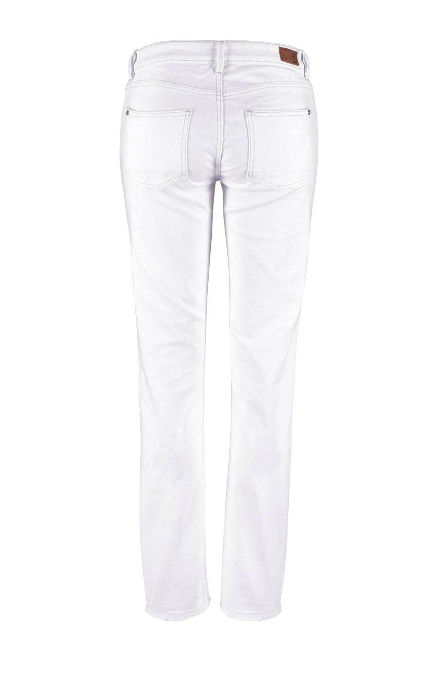 H.I.S Röhrenjeans »H.i.s. Damen Marken-Jeans "MONROE" mit Stickerei, weiß,  33 inch« online kaufen | OTTO