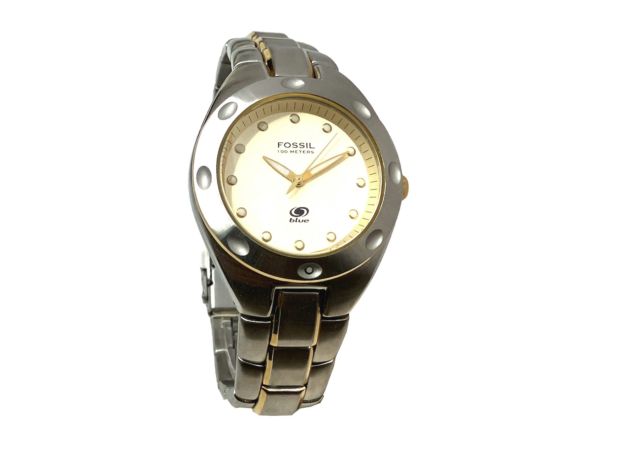 Fossil Quarzuhr Herrenuhr Armbanduhr Edelstahl Gold Silber Analog PR-5112, günstig online kaufen