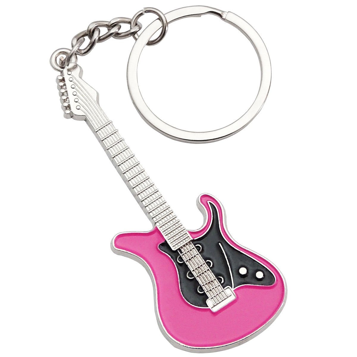 Schlagzeug keepdrum Schlüsselanhänger E-Gitarre Pink