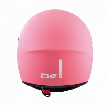 TSG Skatehelm Pass Pro Solid Color - matt pink, + 1 Bonus Visor