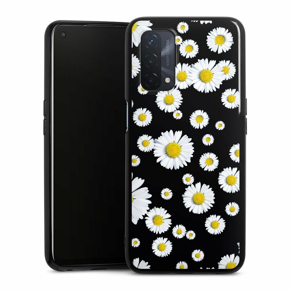 DeinDesign Handyhülle Gänseblume Blumen Motiv ohne Hintergrund, Oppo A74 5G  Silikon Hülle Bumper Case Handy Schutzhülle