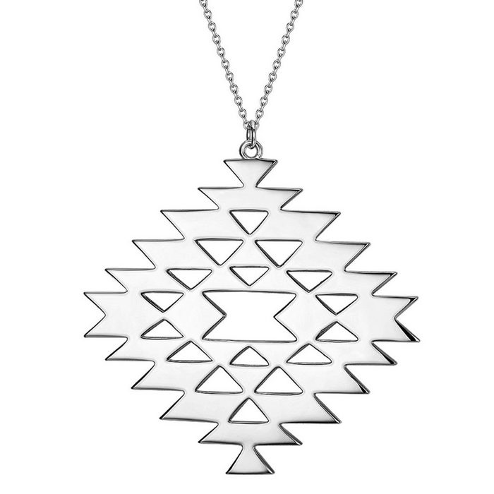 Glanzstücke München Silberkette Geometrische Form silber aus Sterling Silber